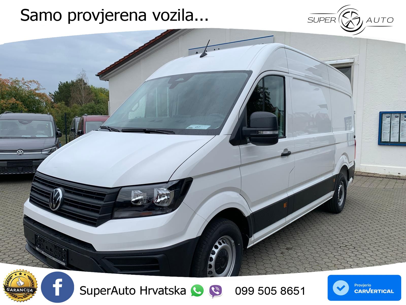 Volkswagen Crafter 35 Kasten MR Hoch Kamera APP Schwingsitz 140 KS
