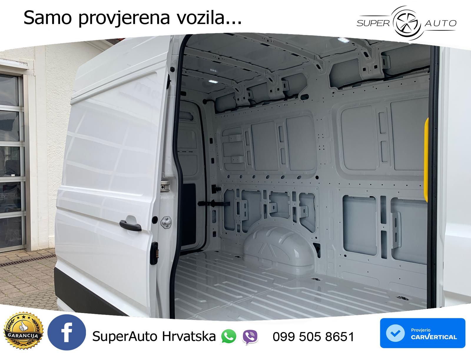 Volkswagen Crafter 35 Kasten MR Hoch Kamera APP Schwingsitz 140 KS