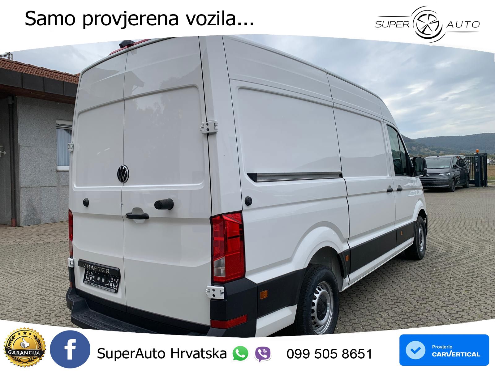 Volkswagen Crafter 35 Kasten MR Hoch Kamera APP Schwingsitz 140 KS