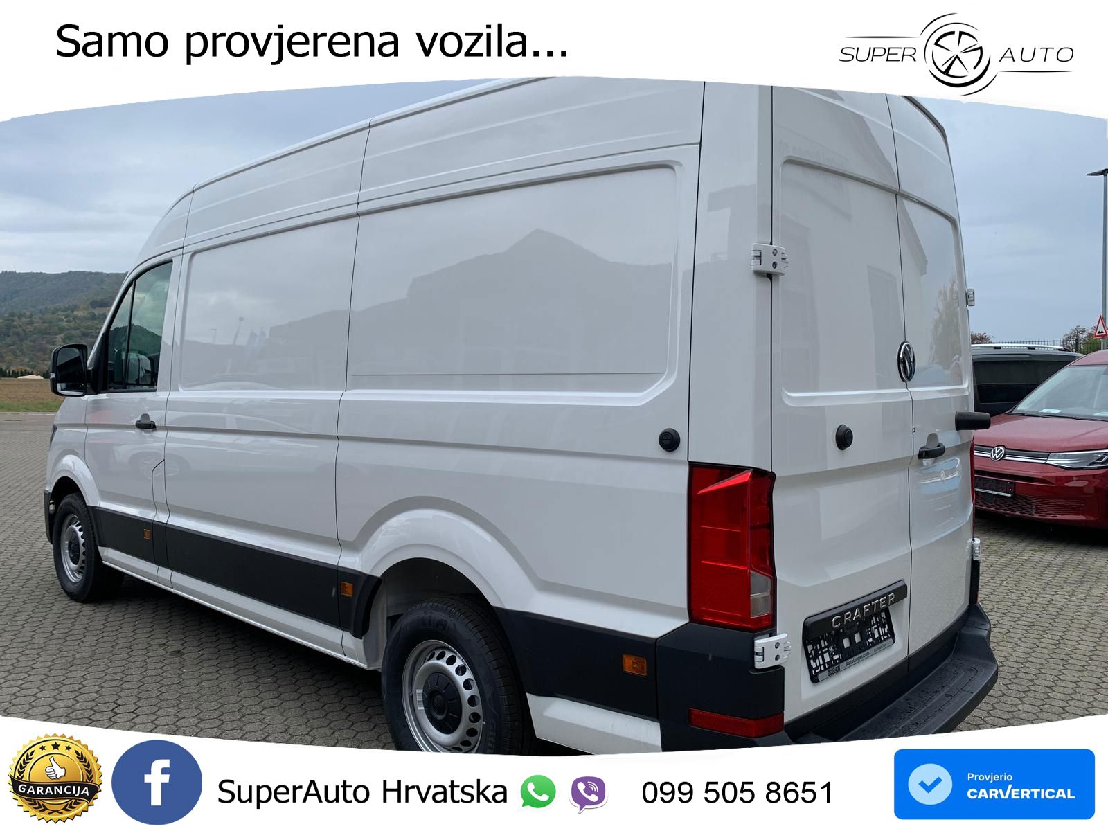 Volkswagen Crafter 35 Kasten MR Hoch Kamera APP Schwingsitz 140 KS