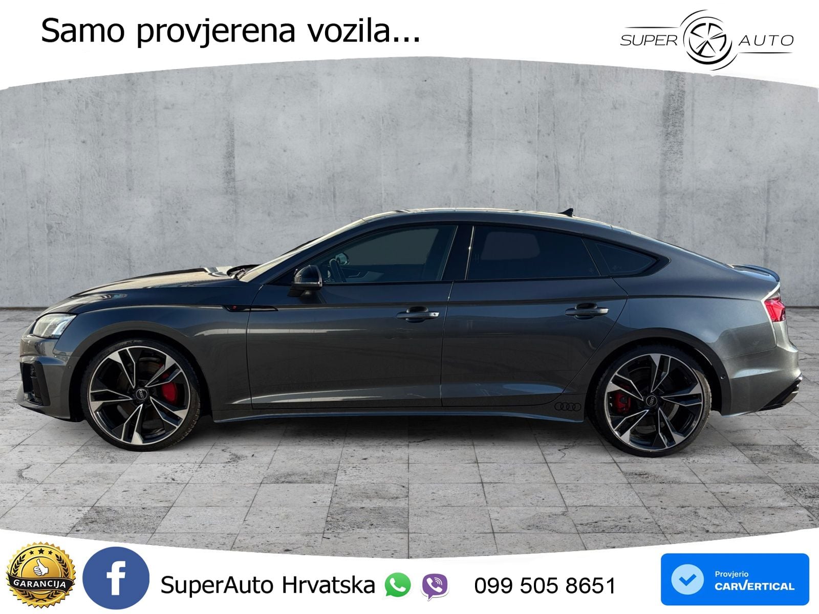 Audi A5 Sportback 45 TFSI (265 KS) quattro S tronic S line MATRIX+GR SJED+KAM
