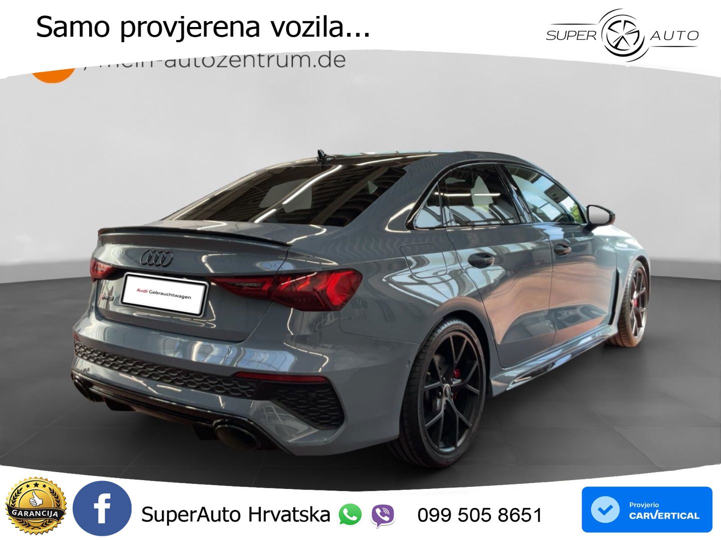 Audi RS3 Sedan 2.5 TFSI (400 KS) quattro S tronic LED+GR SJED+ACC