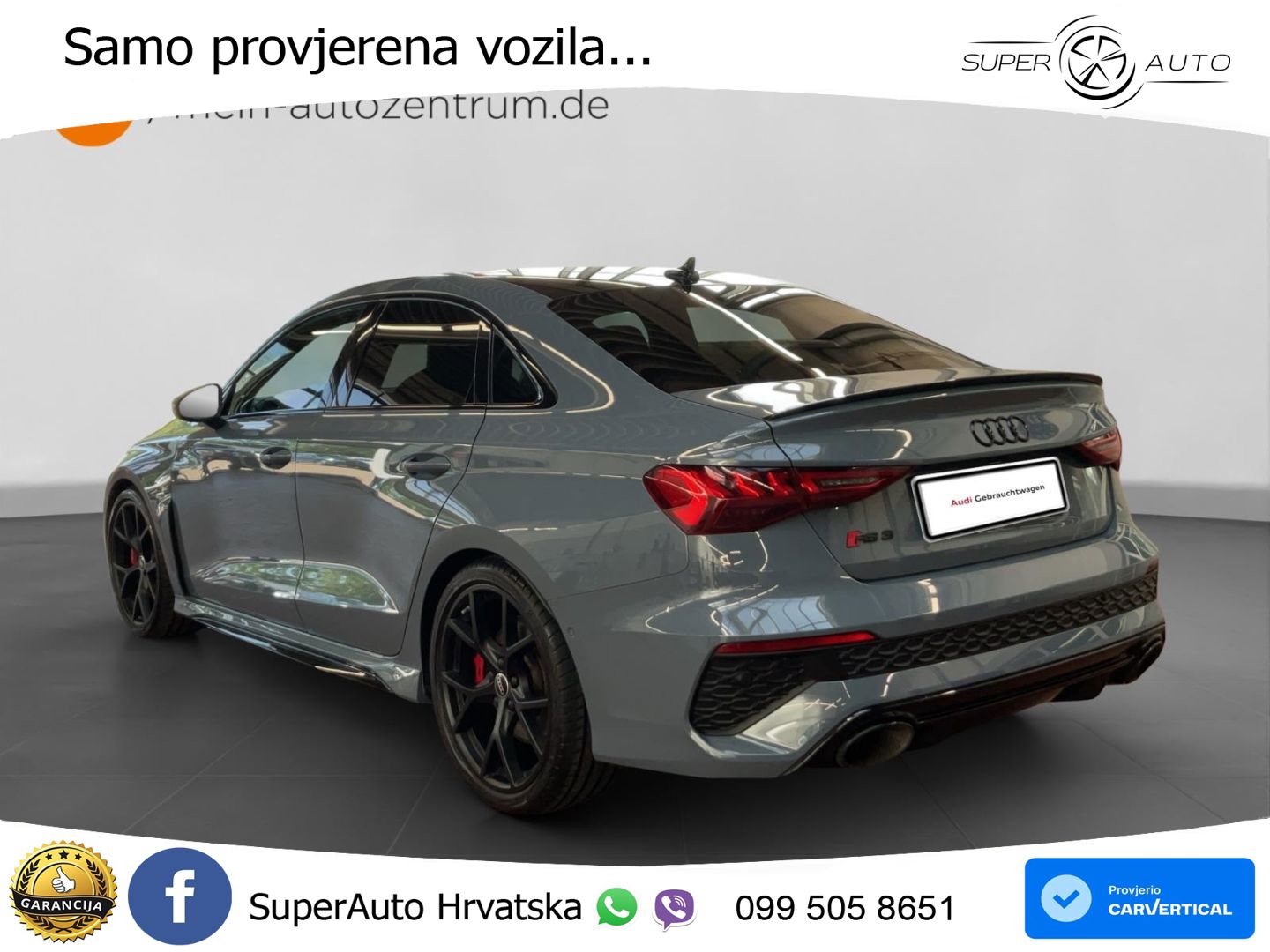 Audi RS3 Sedan 2.5 TFSI (400 KS) quattro S tronic LED+GR SJED+ACC