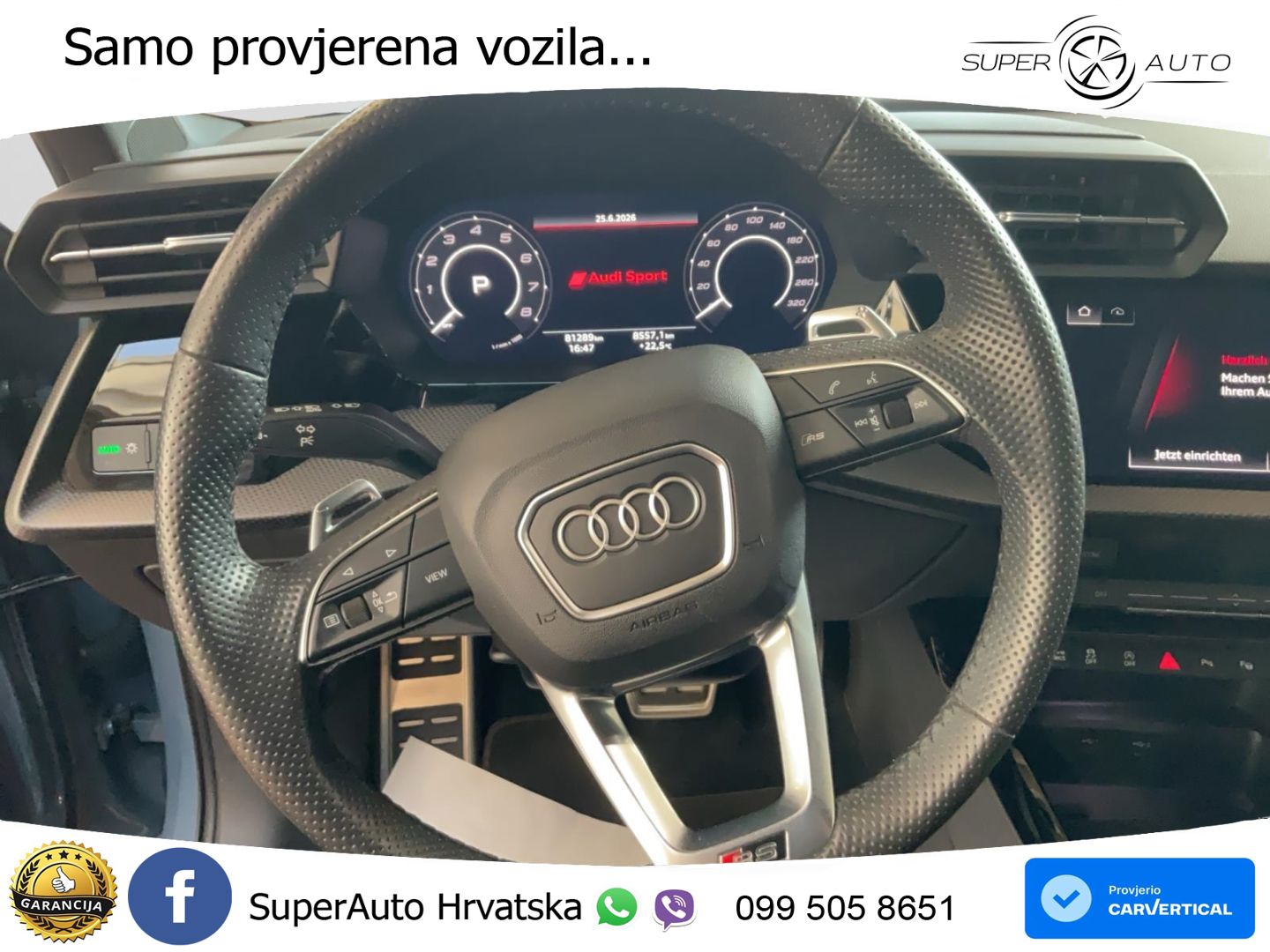 Audi RS3 Sedan 2.5 TFSI (400 KS) quattro S tronic LED+GR SJED+ACC