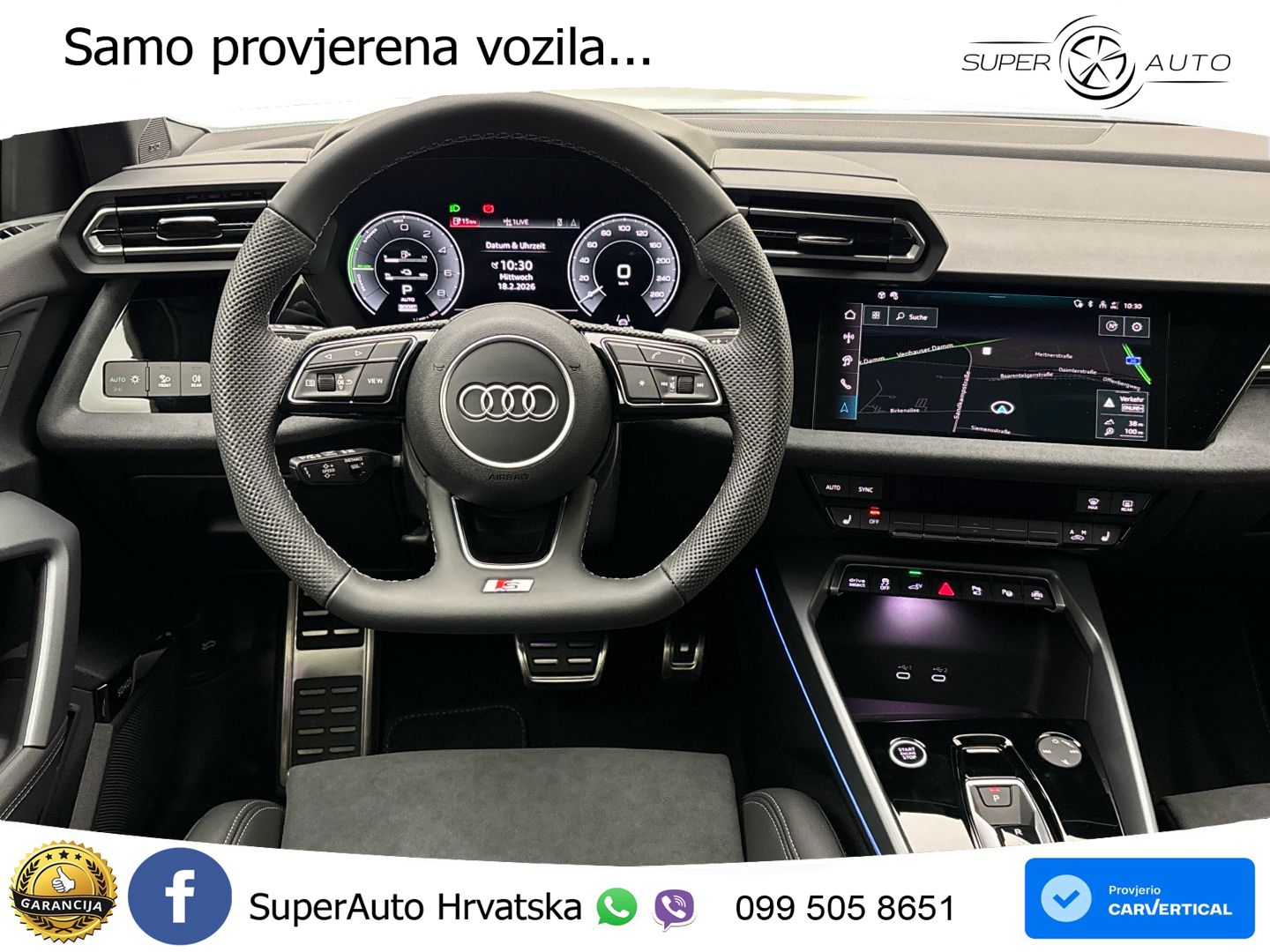 Audi A3 45 TFSIe (272 KS) S tronic S line MATRIX+GR SJED+KAM
