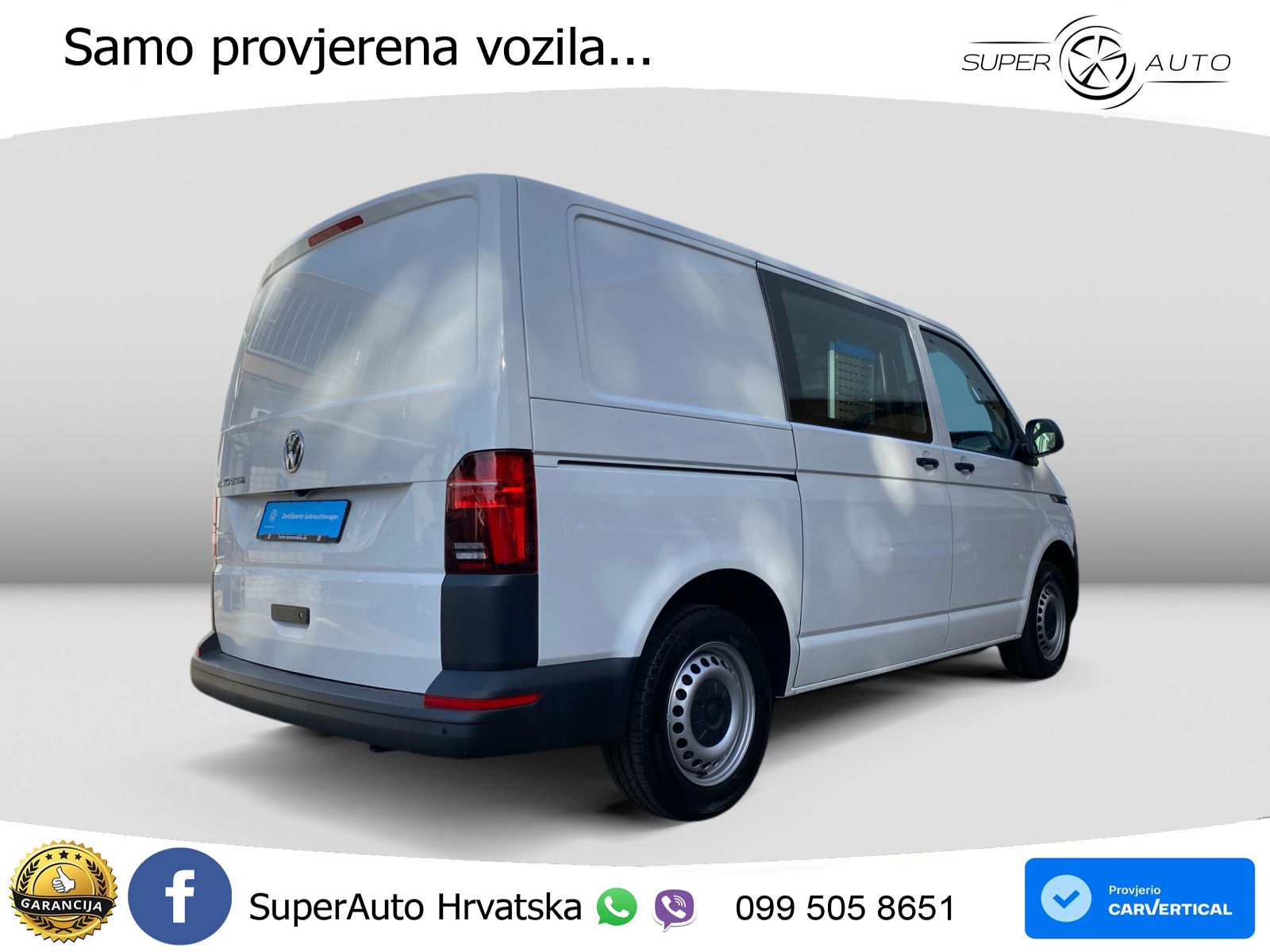 Volkswagen T6.1 Transporter LED ACC Standheizung Werkstatte 150 KS