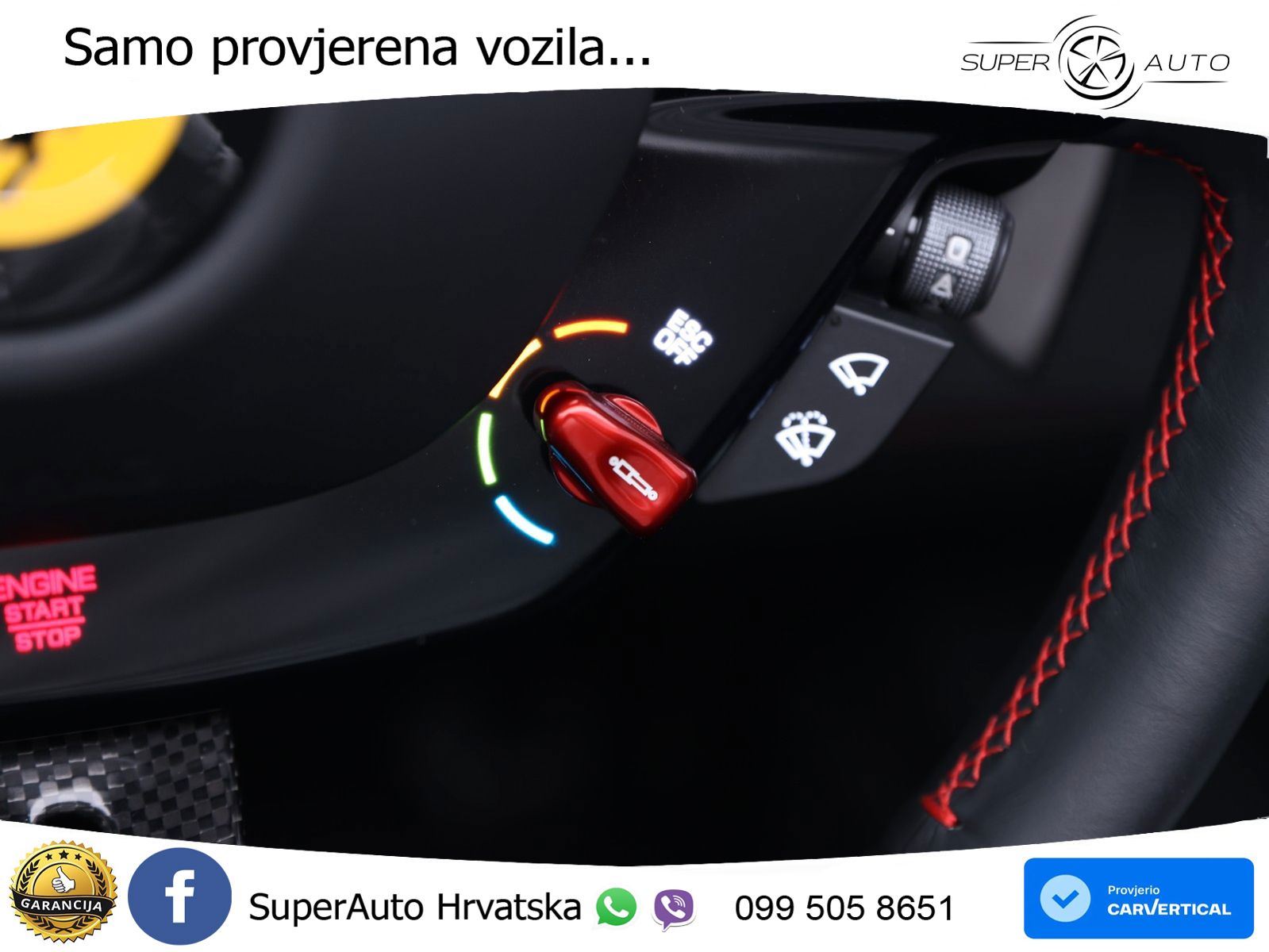 Ferrari 296 GTS 3.0 V6 (830 KS) F1 DCT LED+ACC