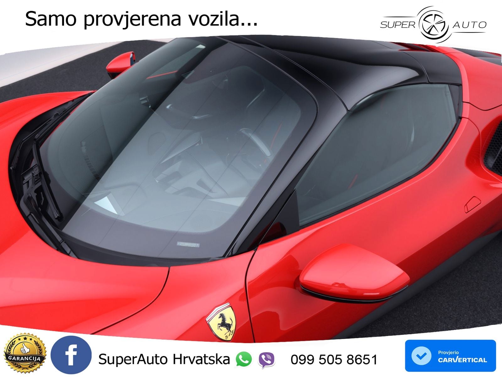 Ferrari 296 GTS 3.0 V6 (830 KS) F1 DCT LED+ACC