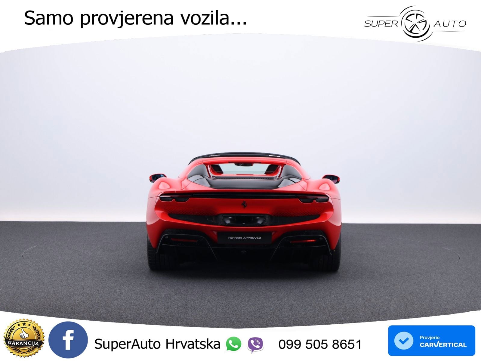 Ferrari 296 GTS 3.0 V6 (830 KS) F1 DCT LED+ACC