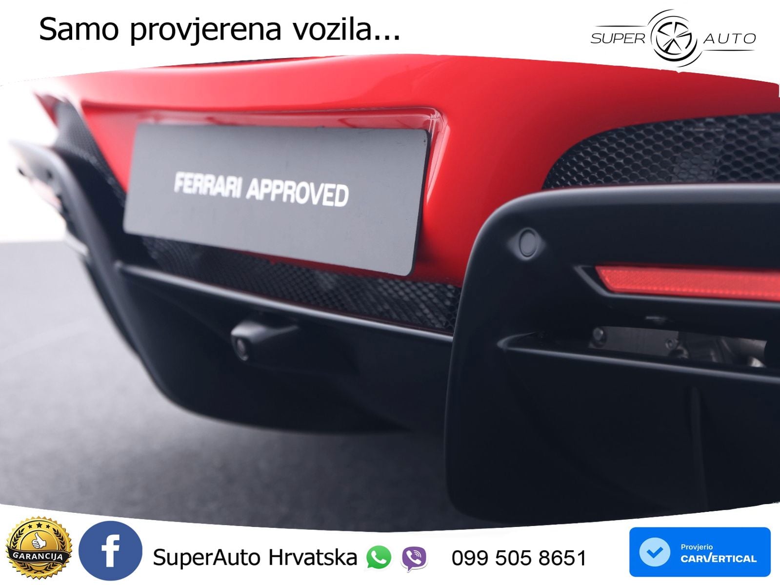 Ferrari 296 GTS 3.0 V6 (830 KS) F1 DCT LED+ACC