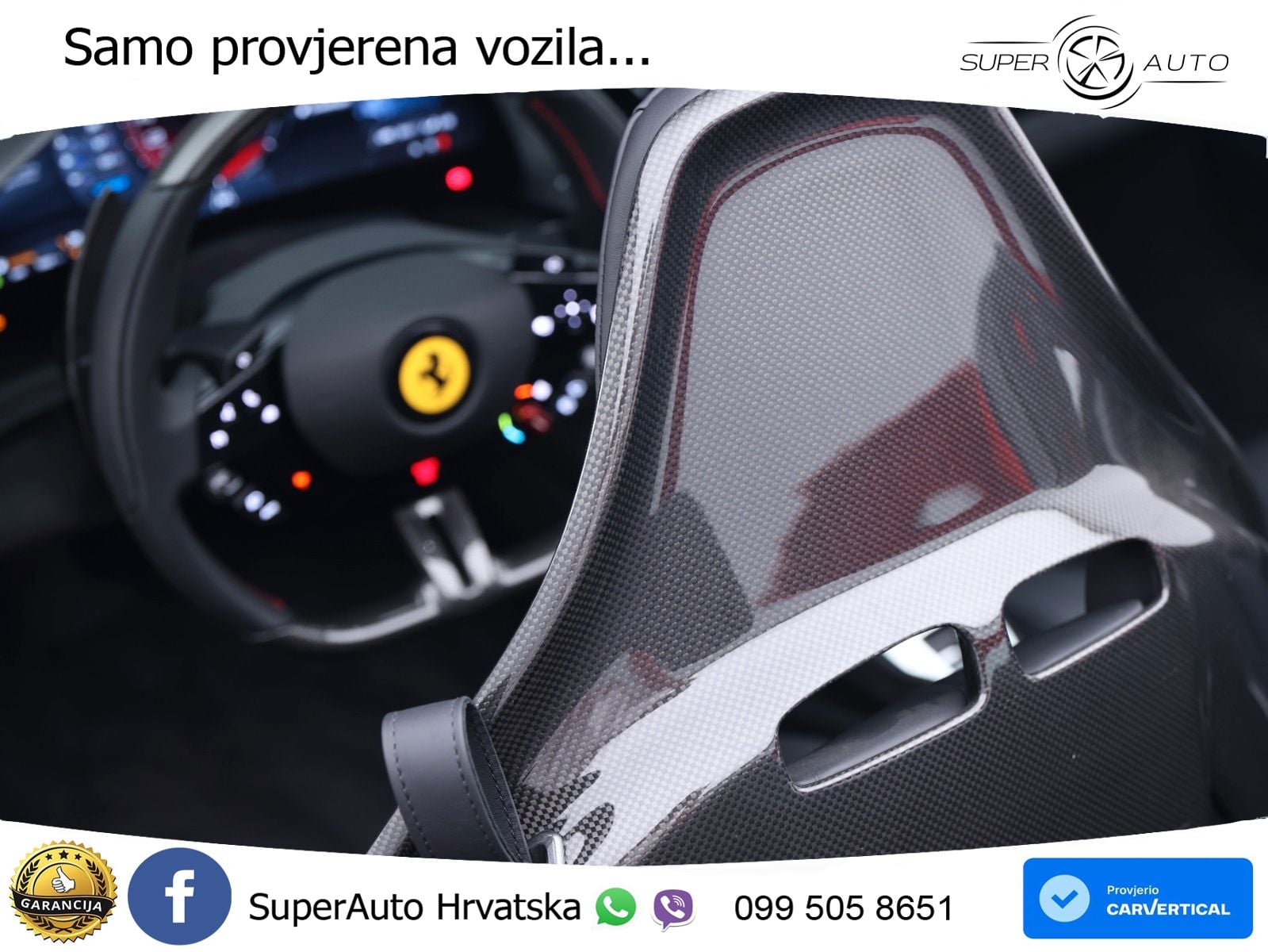 Ferrari 296 GTS 3.0 V6 (830 KS) F1 DCT LED+ACC