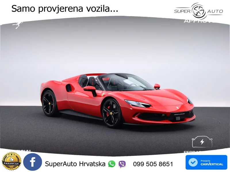 Ferrari 296 GTS 3.0 V6 (830 KS) F1 DCT LED+ACC