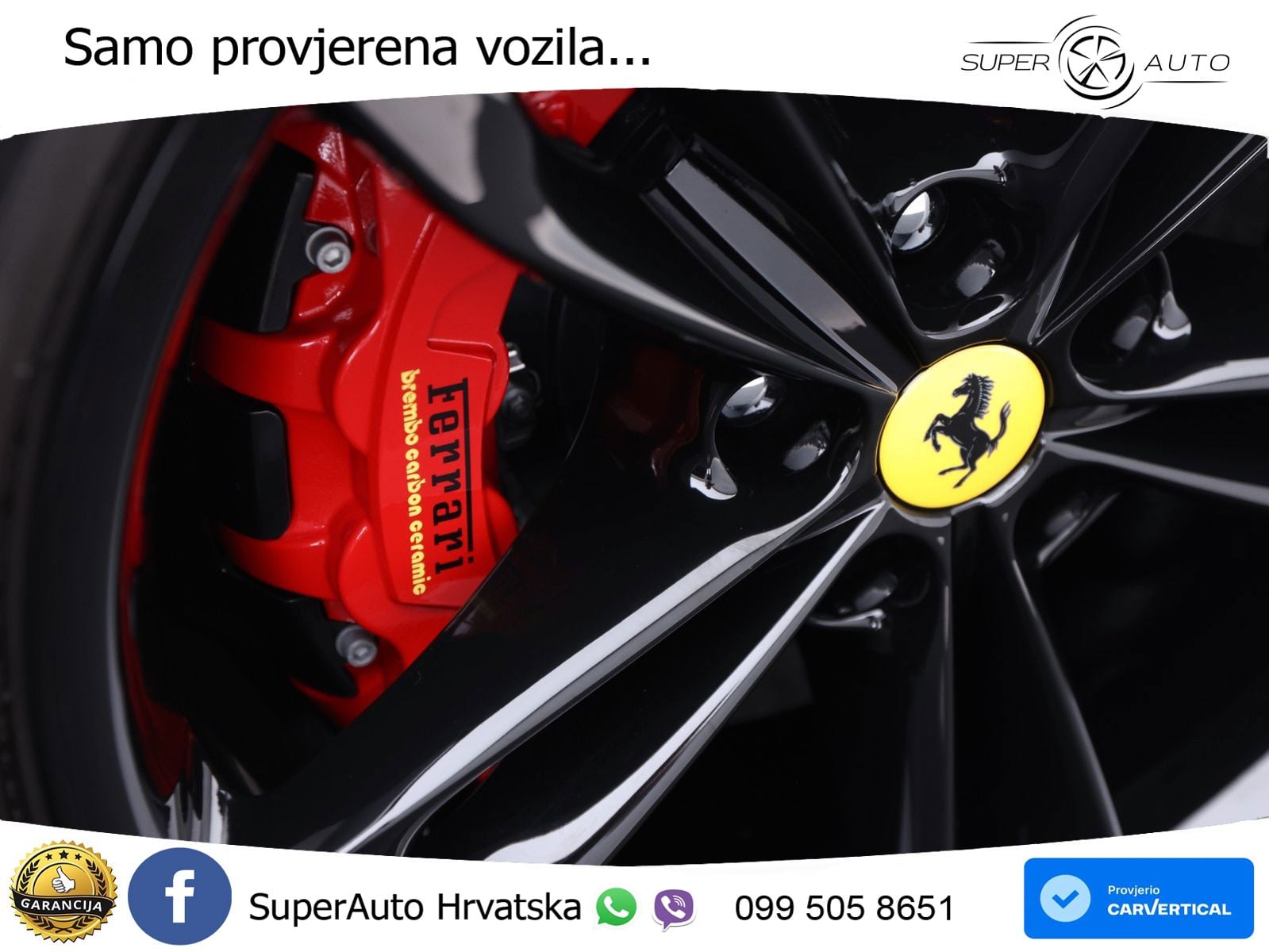 Ferrari 296 GTS 3.0 V6 (830 KS) F1 DCT LED+ACC