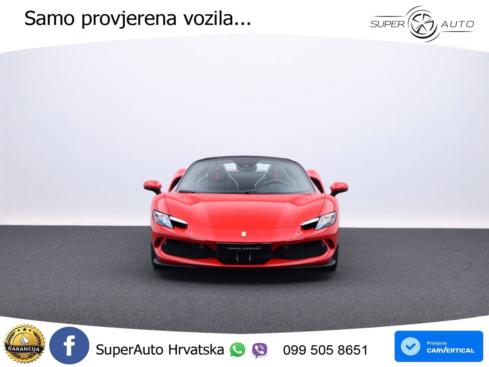 Ferrari 296 GTS 3.0 V6 (830 KS) F1 DCT LED+ACC
