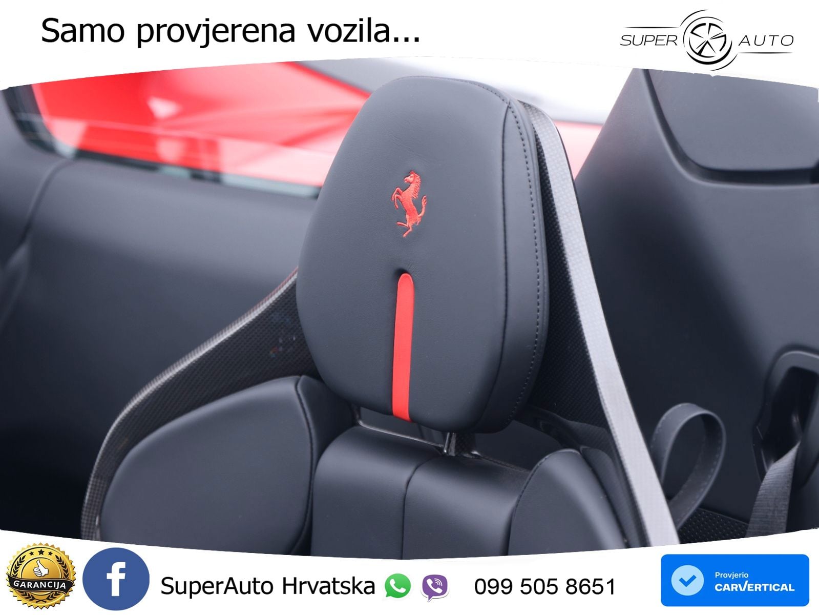 Ferrari 296 GTS 3.0 V6 (830 KS) F1 DCT LED+ACC