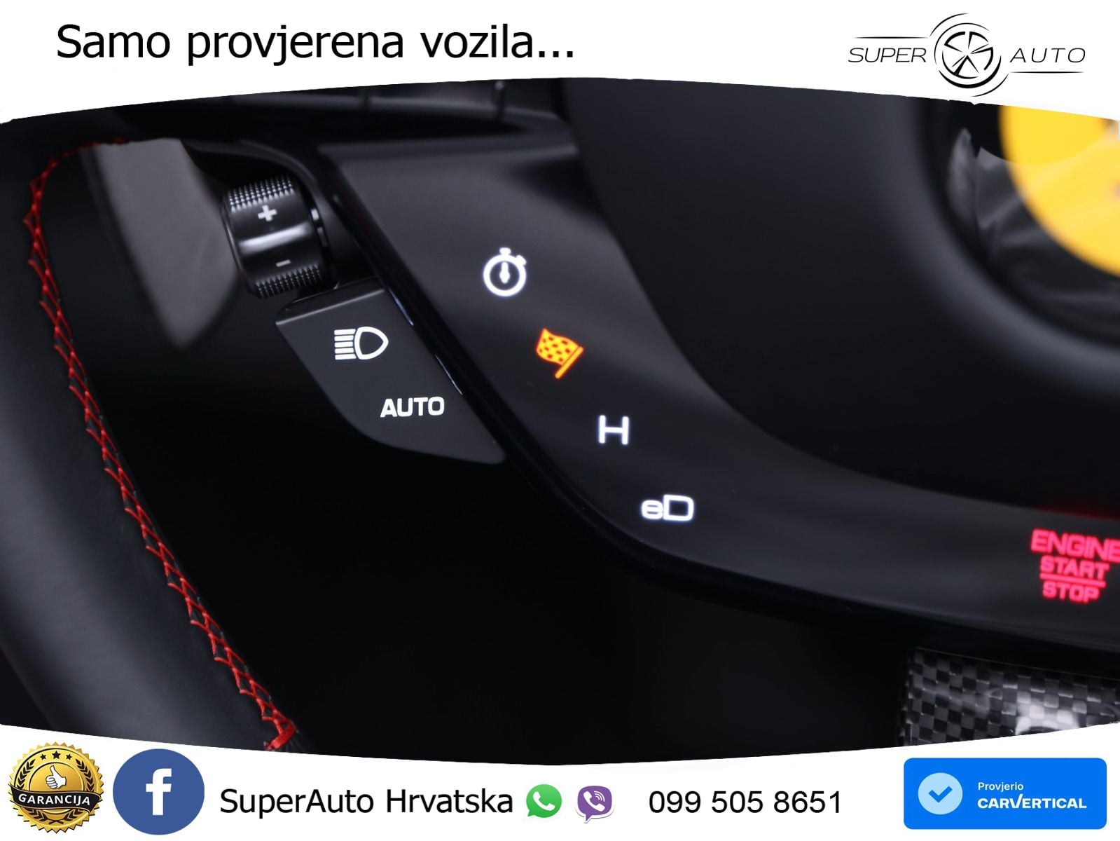 Ferrari 296 GTS 3.0 V6 (830 KS) F1 DCT LED+ACC