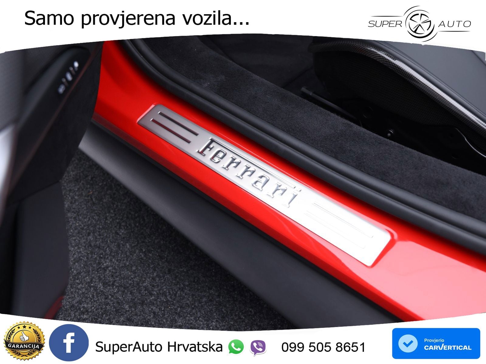 Ferrari 296 GTS 3.0 V6 (830 KS) F1 DCT LED+ACC