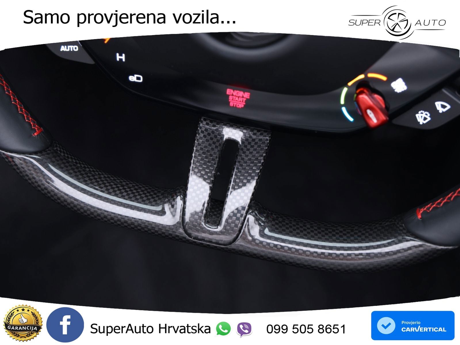 Ferrari 296 GTS 3.0 V6 (830 KS) F1 DCT LED+ACC