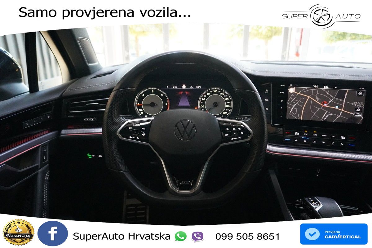 Volkswagen Touareg 3.0 V6 TDI (286 KS) 4MOTION Tiptronic R-Line MATRIX+GR SJED+KAM