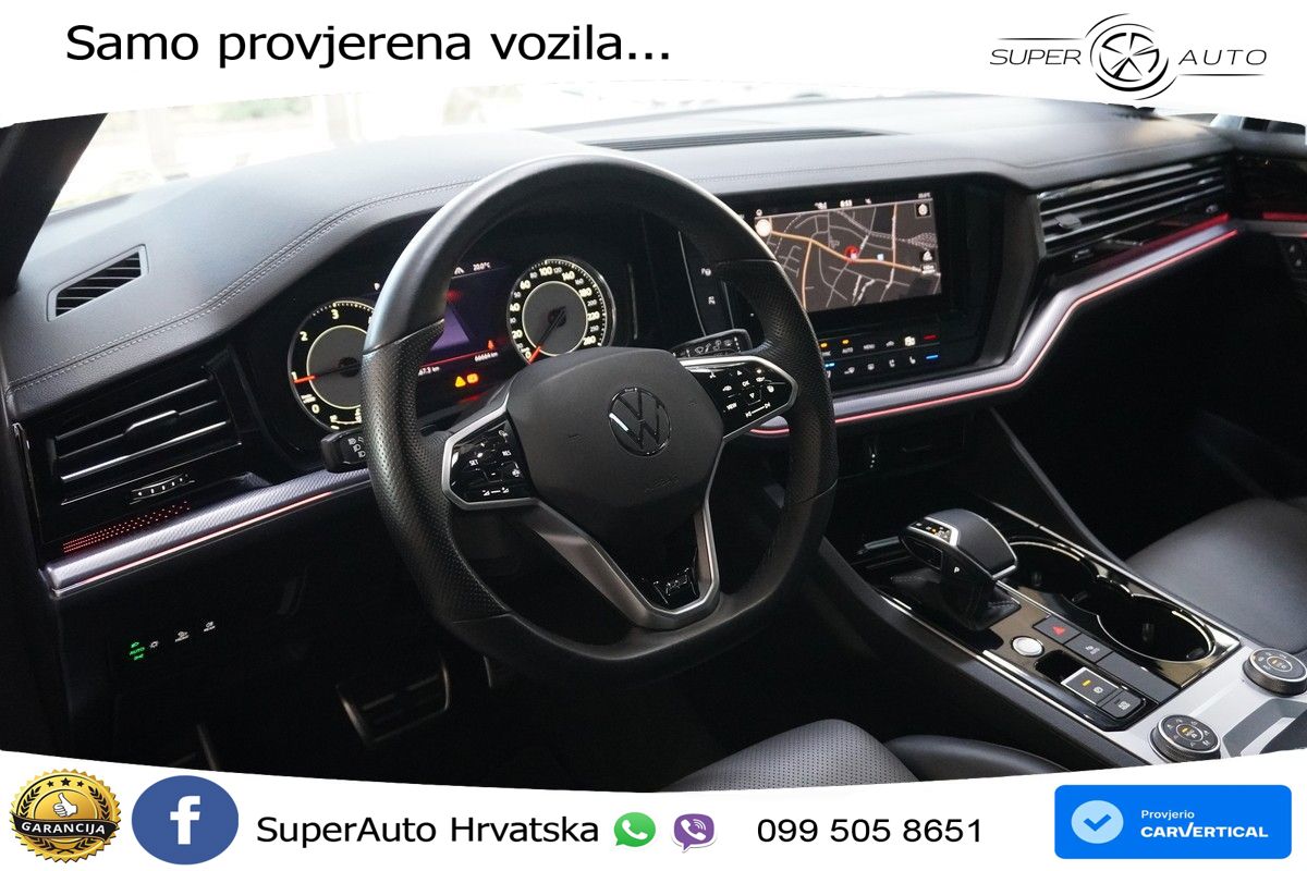 Volkswagen Touareg 3.0 V6 TDI (286 KS) 4MOTION Tiptronic R-Line MATRIX+GR SJED+KAM