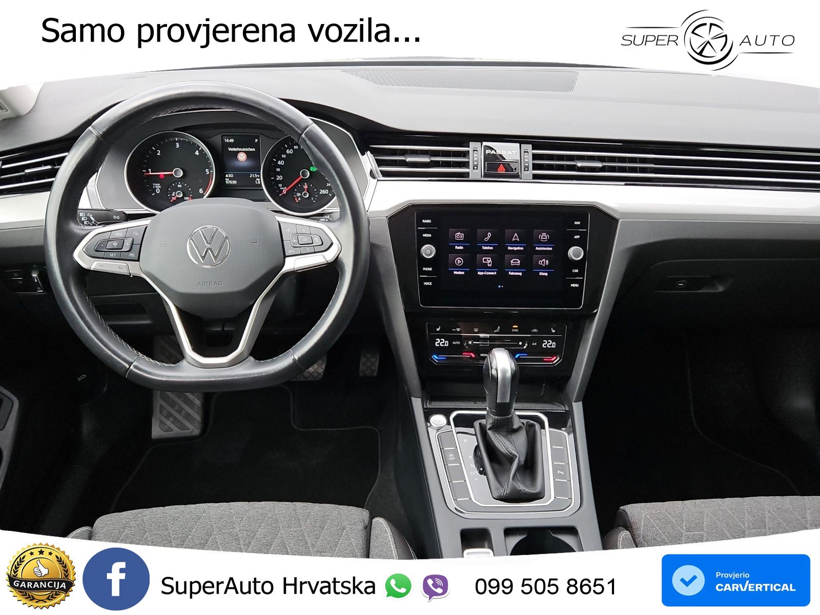 Volkswagen Passat Variant 2.0 TDI (150 KS) DSG Business LED+GR SJED+ACC