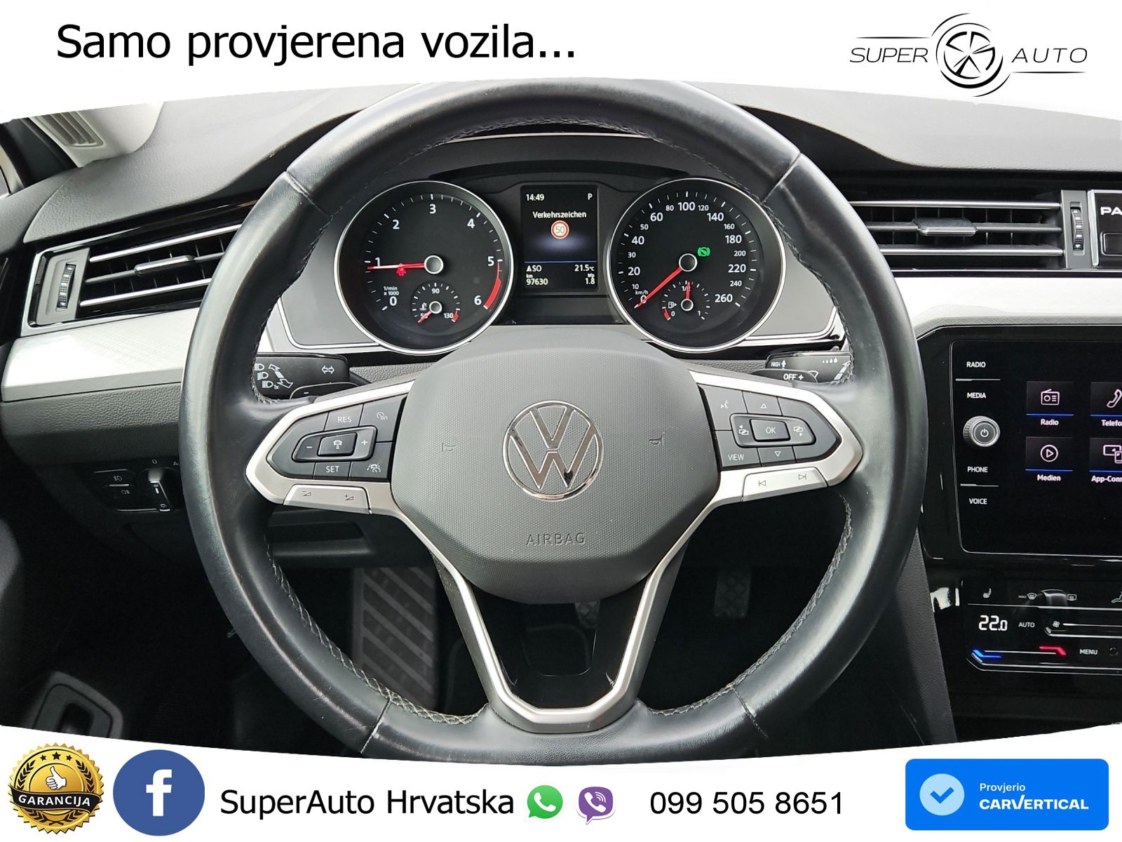 Volkswagen Passat Variant 2.0 TDI (150 KS) DSG Business LED+GR SJED+ACC