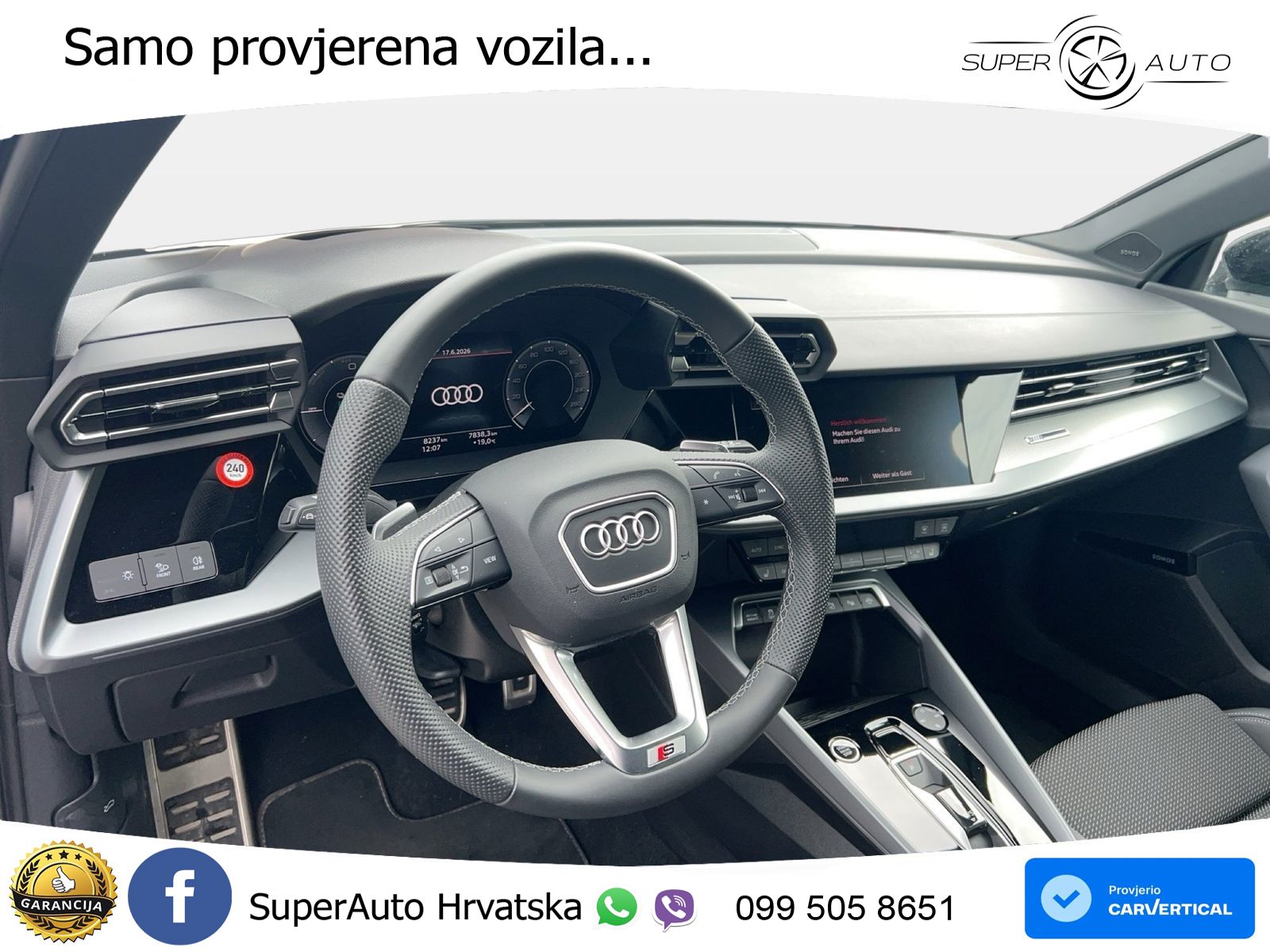 Audi A3 Sportback 40 TFSI e (204 KS) Plug-in Hybrid S tronic S line LED+GR SJED+ACC