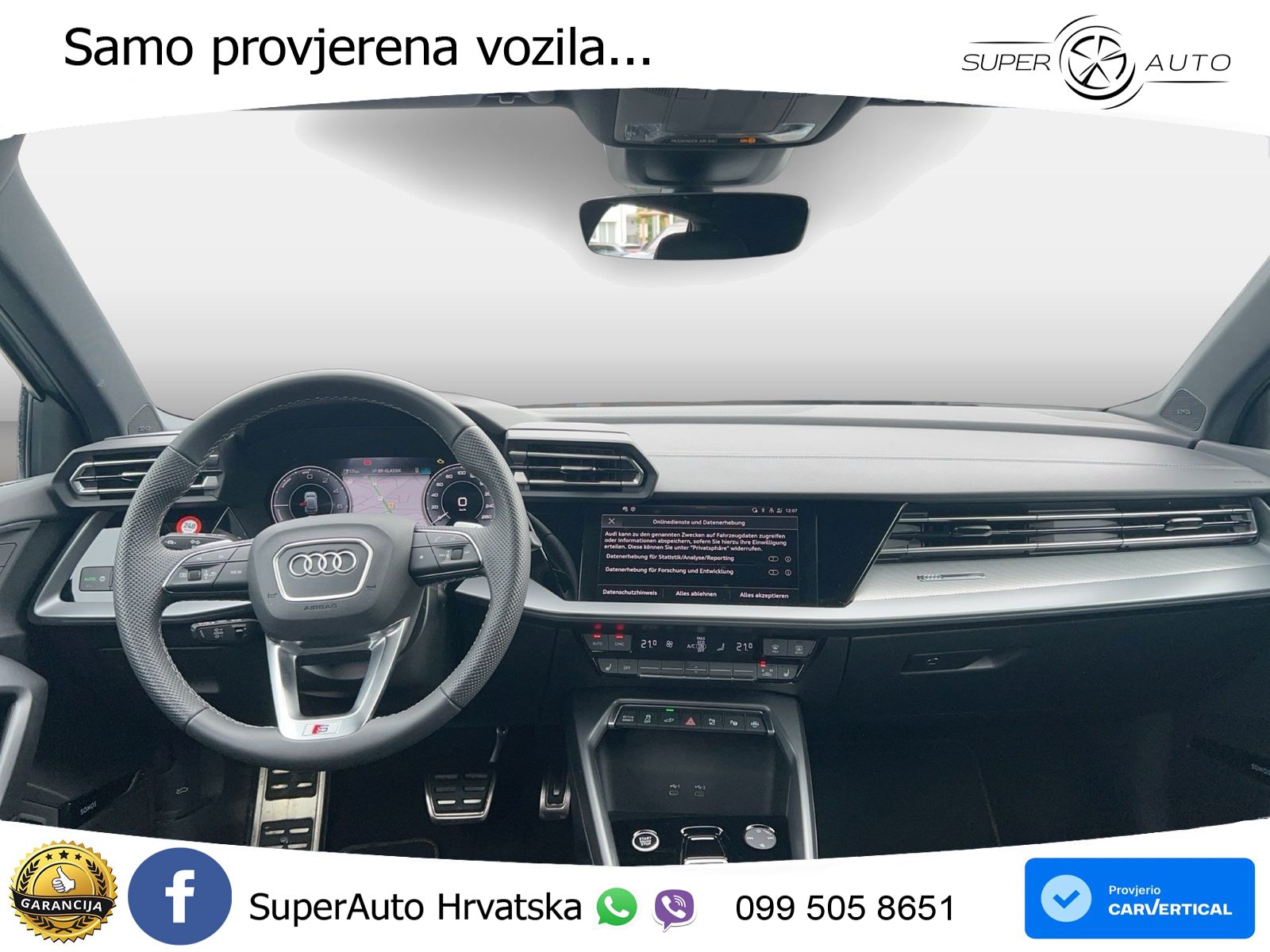 Audi A3 Sportback 40 TFSI e (204 KS) Plug-in Hybrid S tronic S line LED+GR SJED+ACC