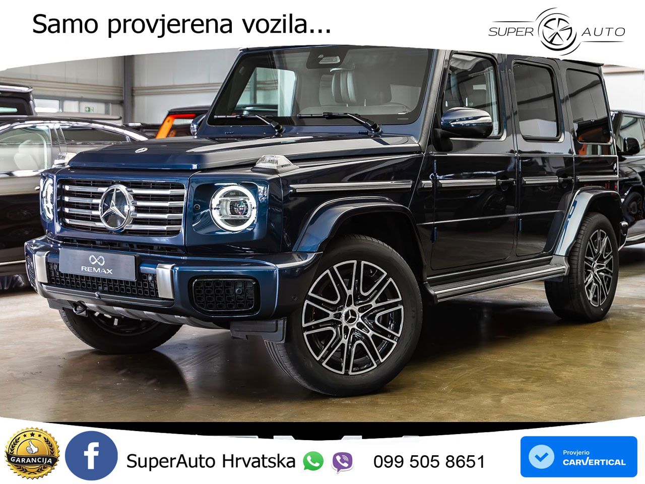 Mercedes G 500 Long (449 KS) 4MATIC 9G-TRONIC Superior LED+GR SJED+ACC