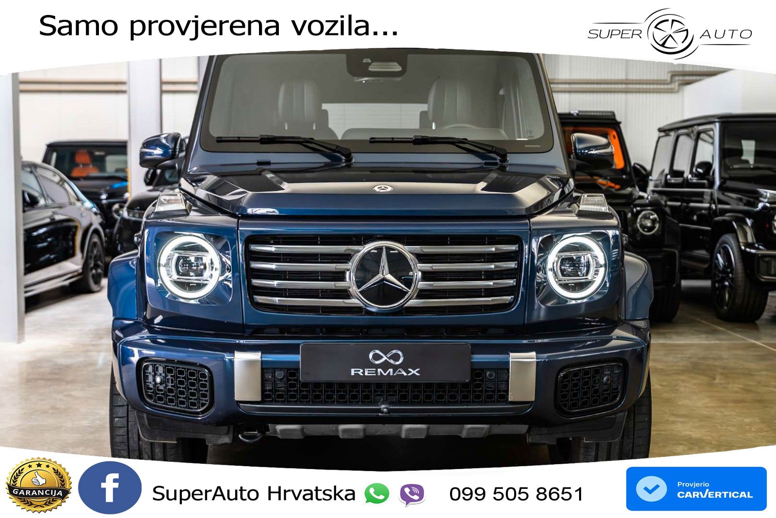 Mercedes G 500 Long (449 KS) 4MATIC 9G-TRONIC Superior LED+GR SJED+ACC