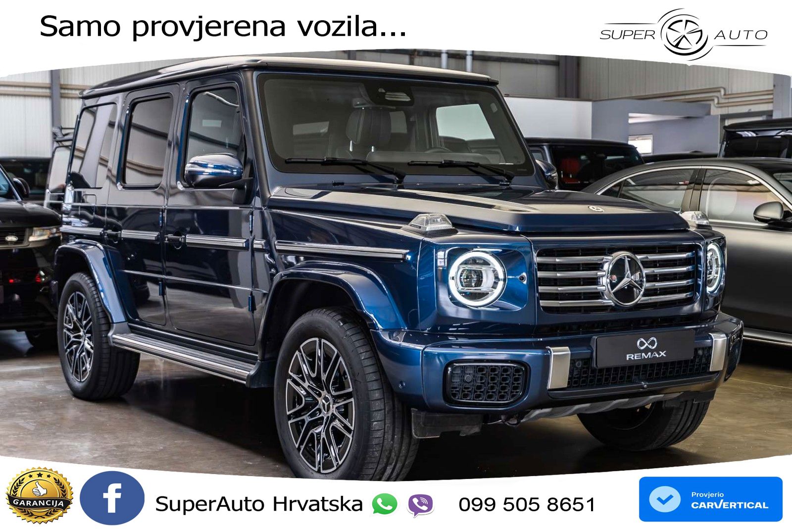 Mercedes G 500 Long (449 KS) 4MATIC 9G-TRONIC Superior LED+GR SJED+ACC