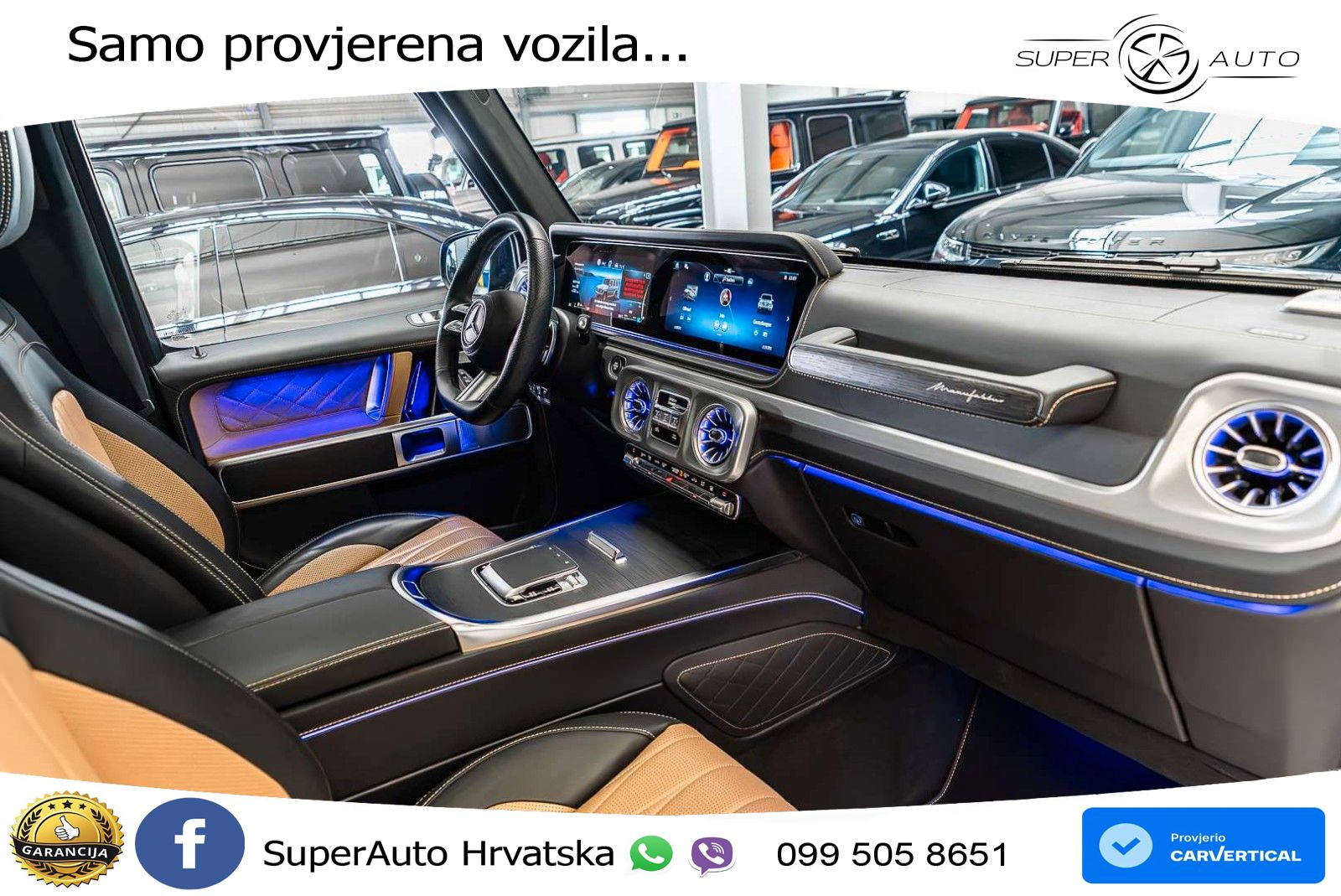 Mercedes G 500 Long (449 KS) 4MATIC 9G-TRONIC Superior LED+GR SJED+ACC
