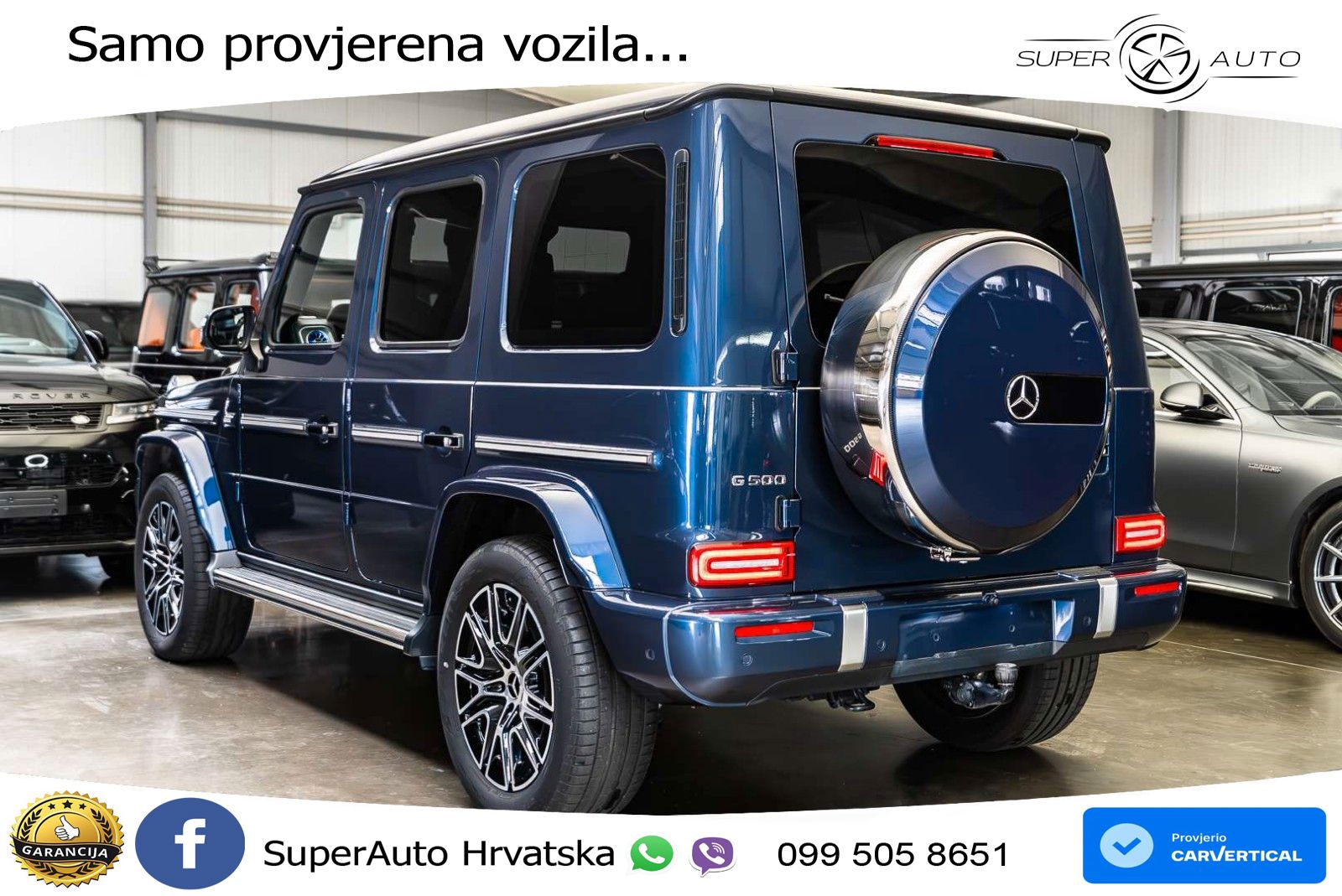 Mercedes G 500 Long (449 KS) 4MATIC 9G-TRONIC Superior LED+GR SJED+ACC
