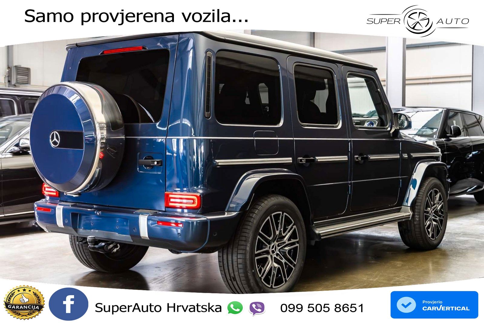Mercedes G 500 Long (449 KS) 4MATIC 9G-TRONIC Superior LED+GR SJED+ACC