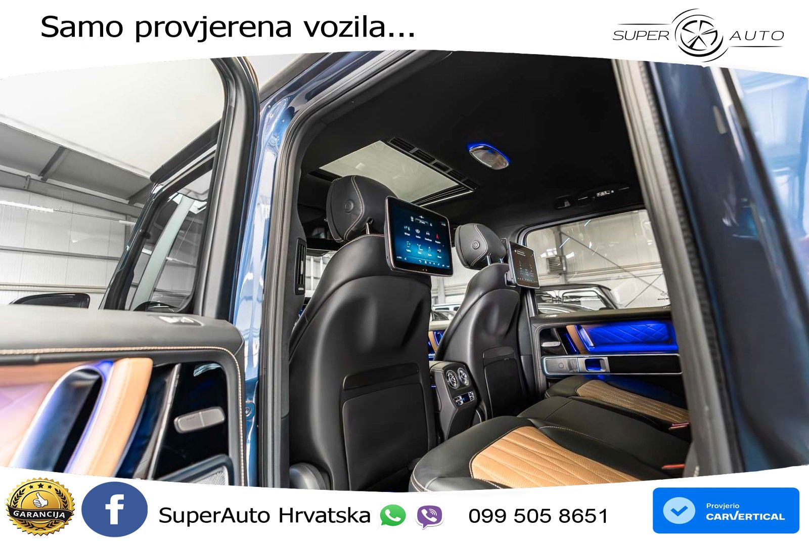 Mercedes G 500 Long (449 KS) 4MATIC 9G-TRONIC Superior LED+GR SJED+ACC