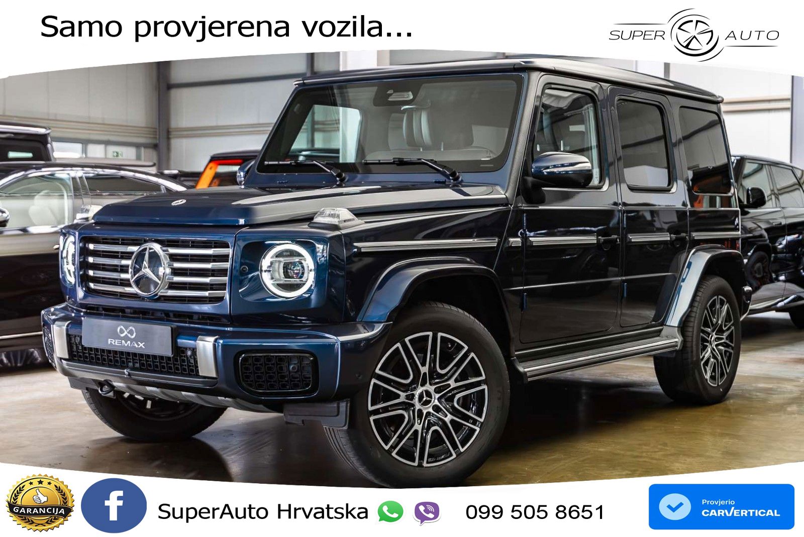 Mercedes G 500 Long (449 KS) 4MATIC 9G-TRONIC Superior LED+GR SJED+ACC