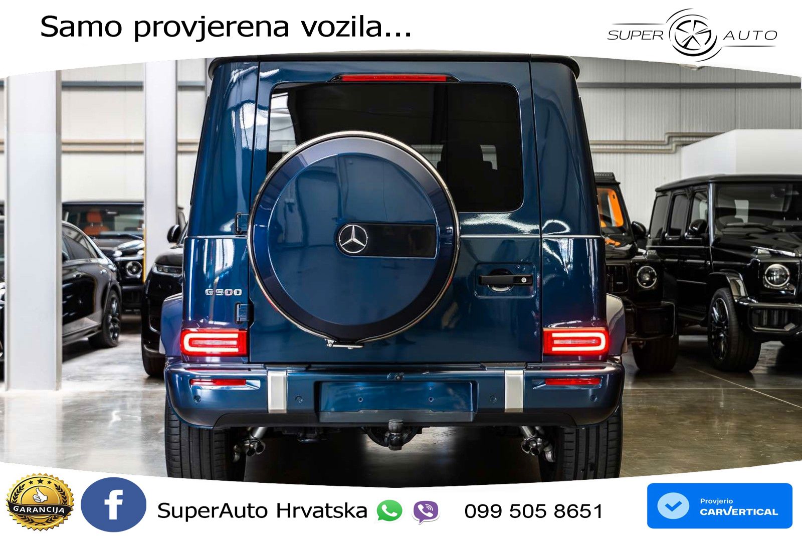 Mercedes G 500 Long (449 KS) 4MATIC 9G-TRONIC Superior LED+GR SJED+ACC