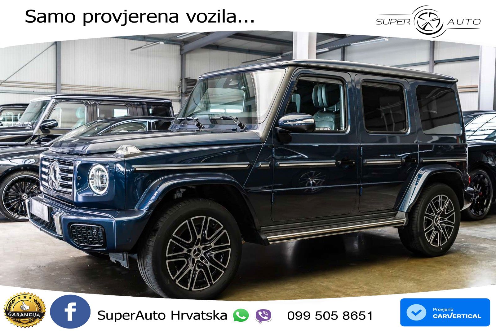 Mercedes G 500 Long (449 KS) 4MATIC 9G-TRONIC Superior LED+GR SJED+ACC