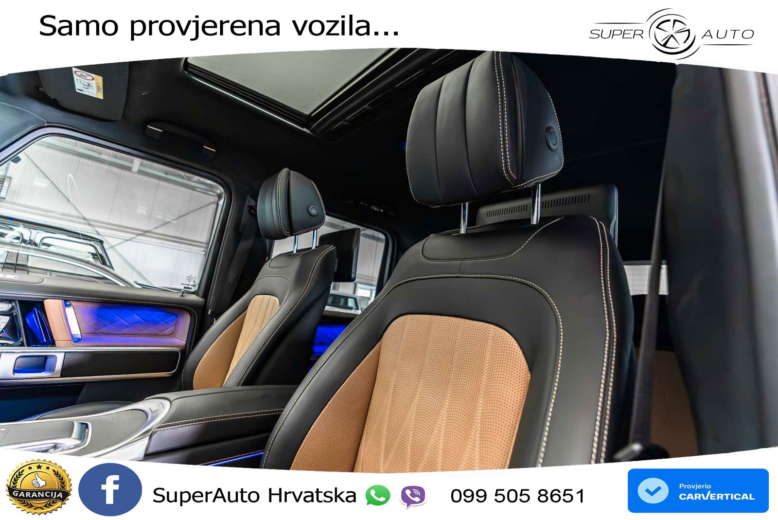 Mercedes G 500 Long (449 KS) 4MATIC 9G-TRONIC Superior LED+GR SJED+ACC