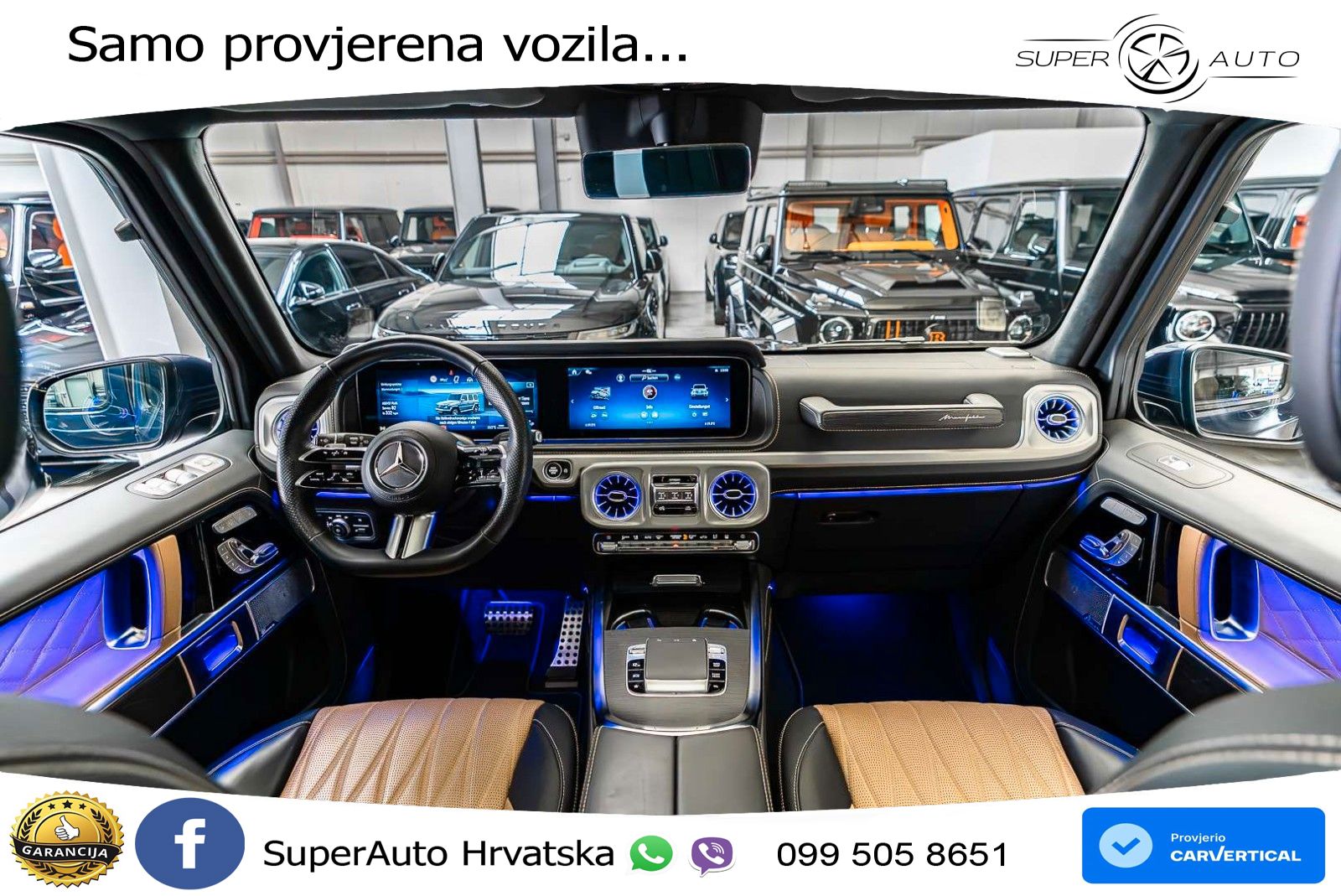 Mercedes G 500 Long (449 KS) 4MATIC 9G-TRONIC Superior LED+GR SJED+ACC