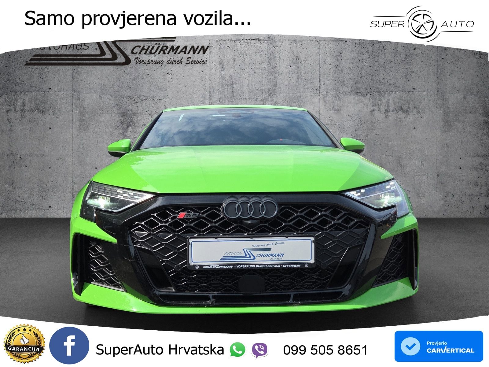 Audi RS3 Sedan 2.5 TFSI (400 KS) quattro S tronic LED+GR SJED+ACC