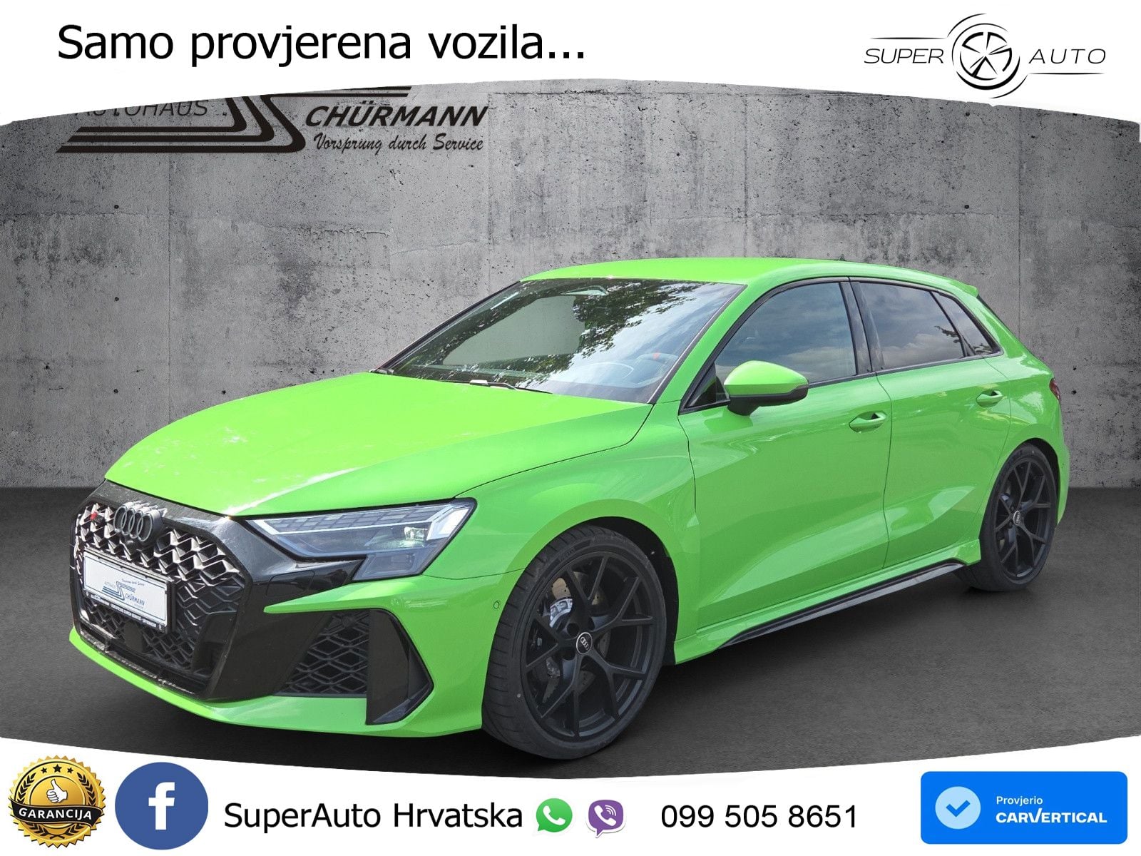 Audi RS3 Sedan 2.5 TFSI (400 KS) quattro S tronic LED+GR SJED+ACC