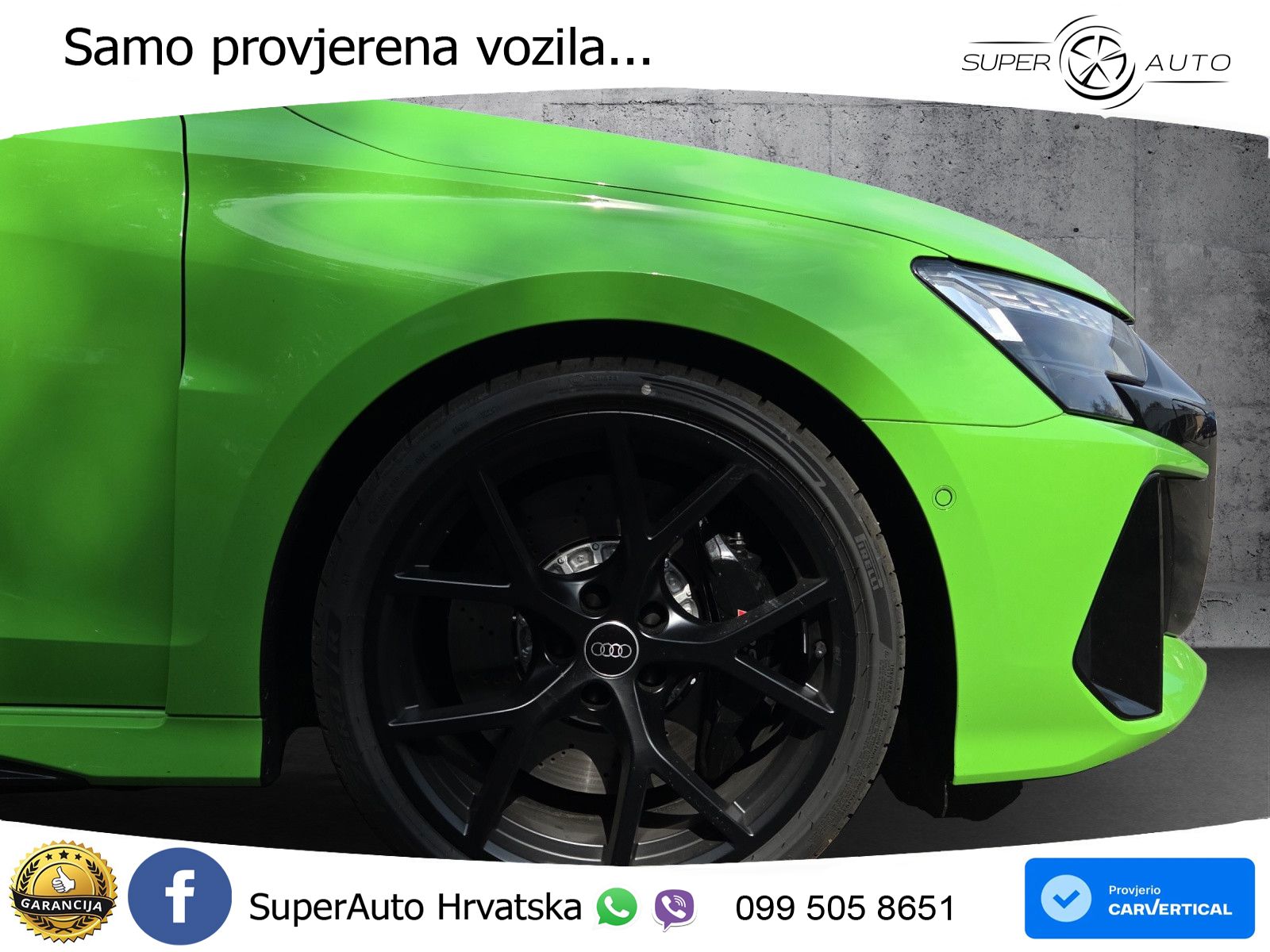 Audi RS3 Sedan 2.5 TFSI (400 KS) quattro S tronic LED+GR SJED+ACC