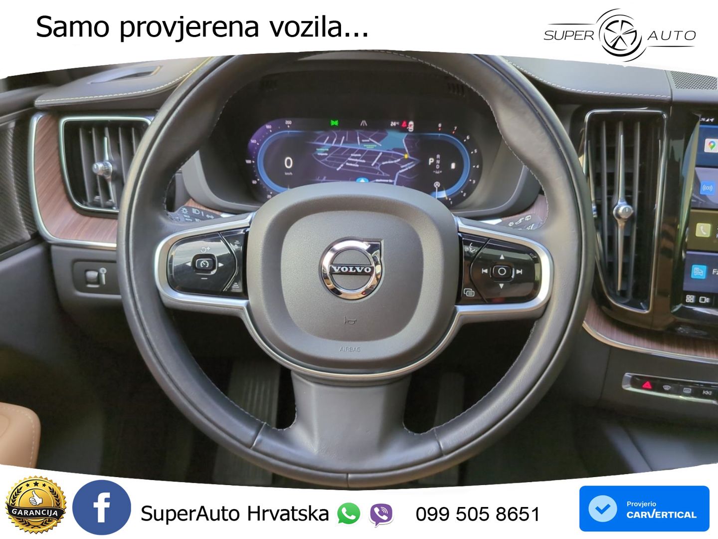 Volvo XC60 B6 AWD Geartronic ZRAČNI+ACC+GR SJED+KAM+PANO
