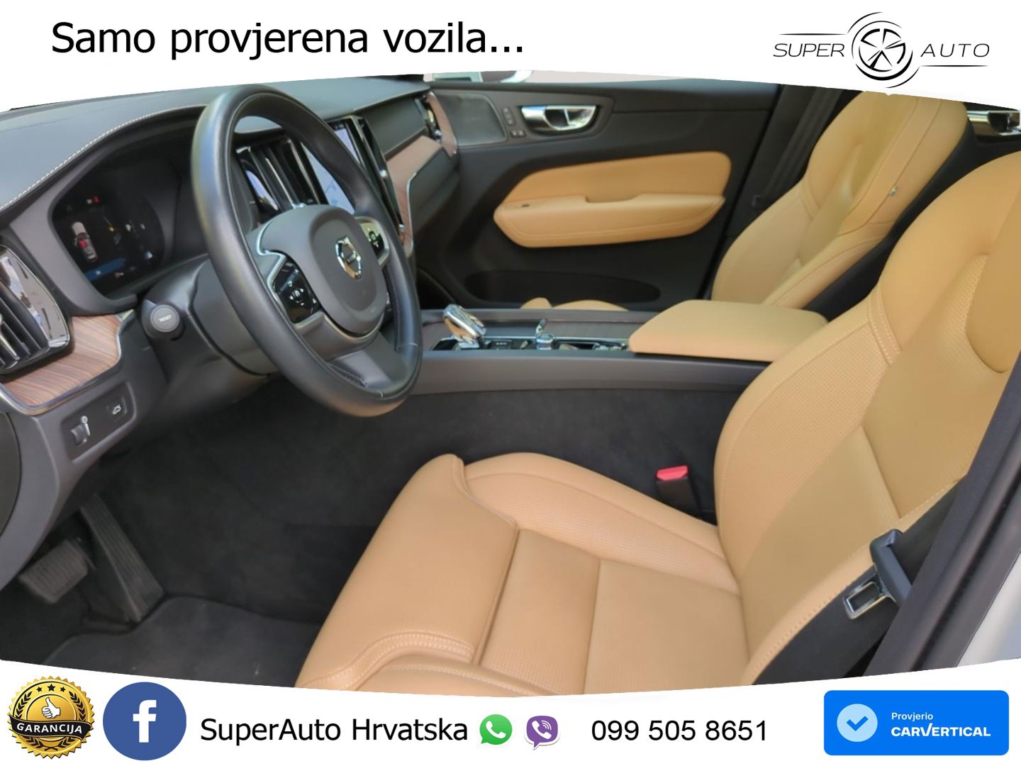 Volvo XC60 B6 AWD Geartronic ZRAČNI+ACC+GR SJED+KAM+PANO