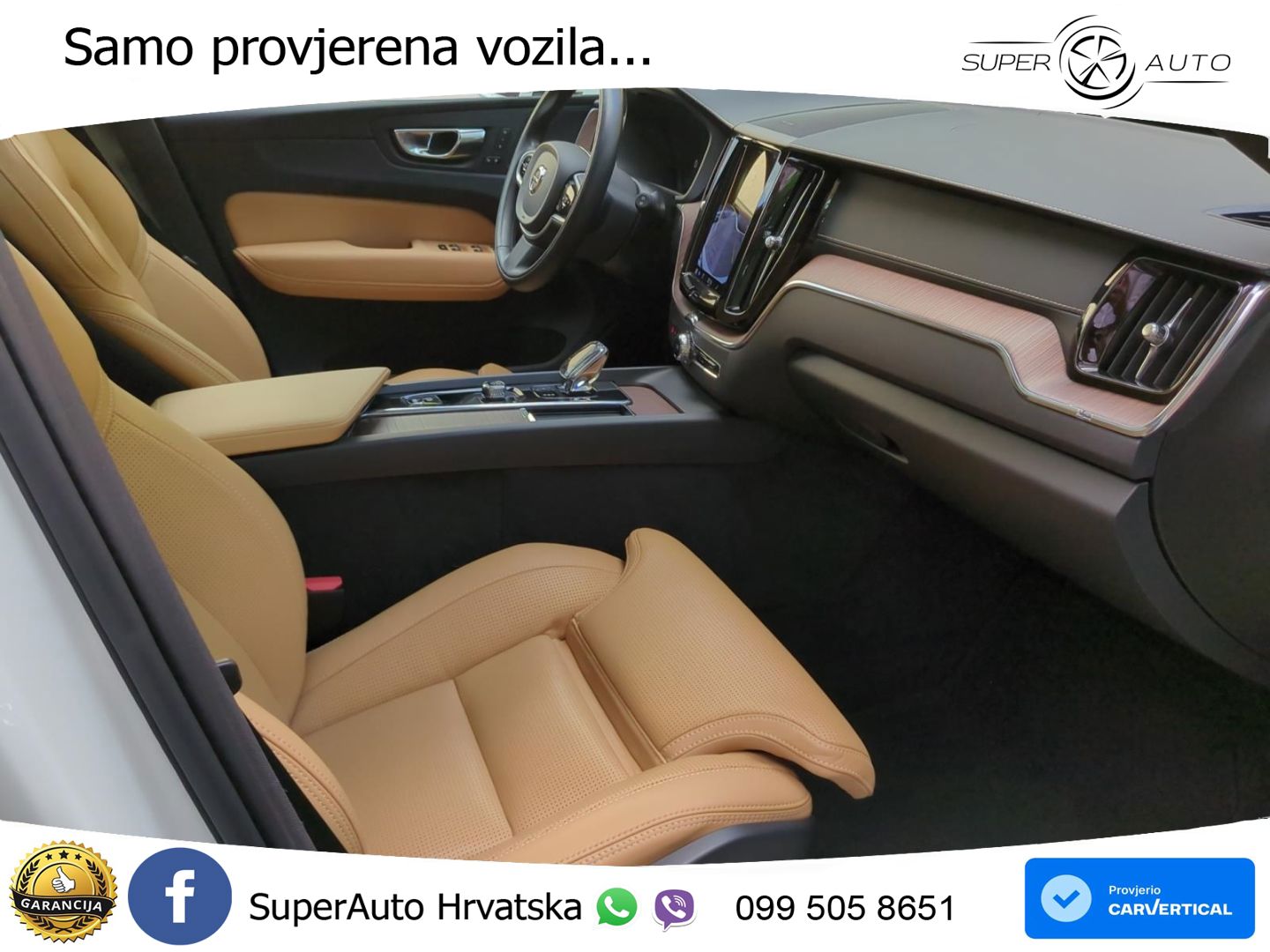 Volvo XC60 B6 AWD Geartronic ZRAČNI+ACC+GR SJED+KAM+PANO
