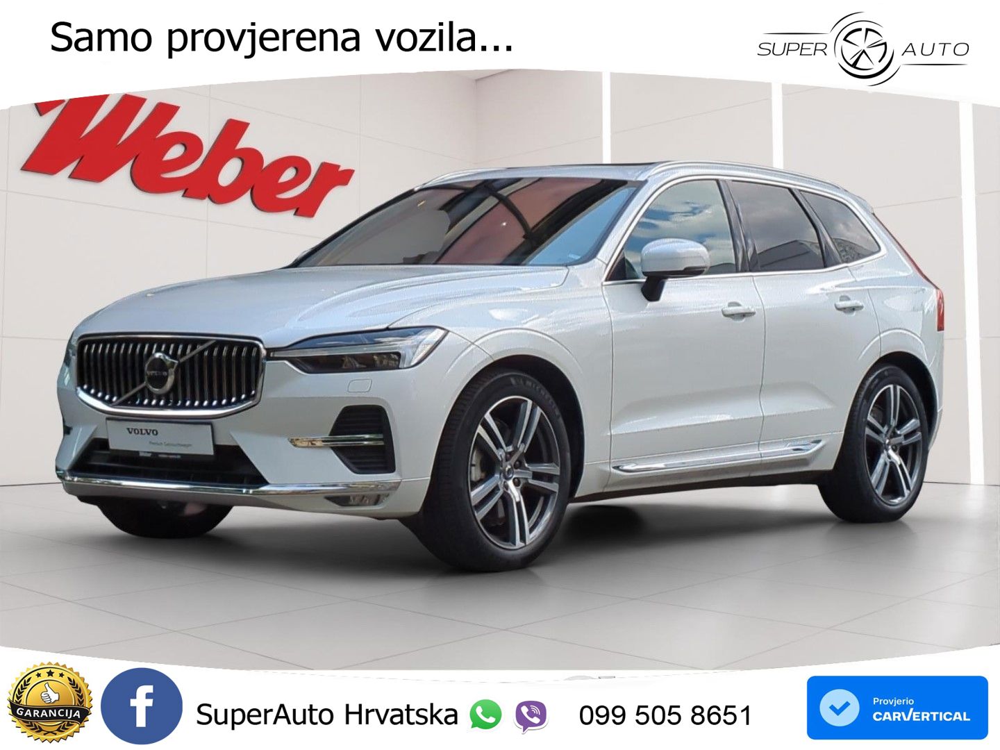 Volvo XC60 B6 AWD Geartronic ZRAČNI+ACC+GR SJED+KAM+PANO