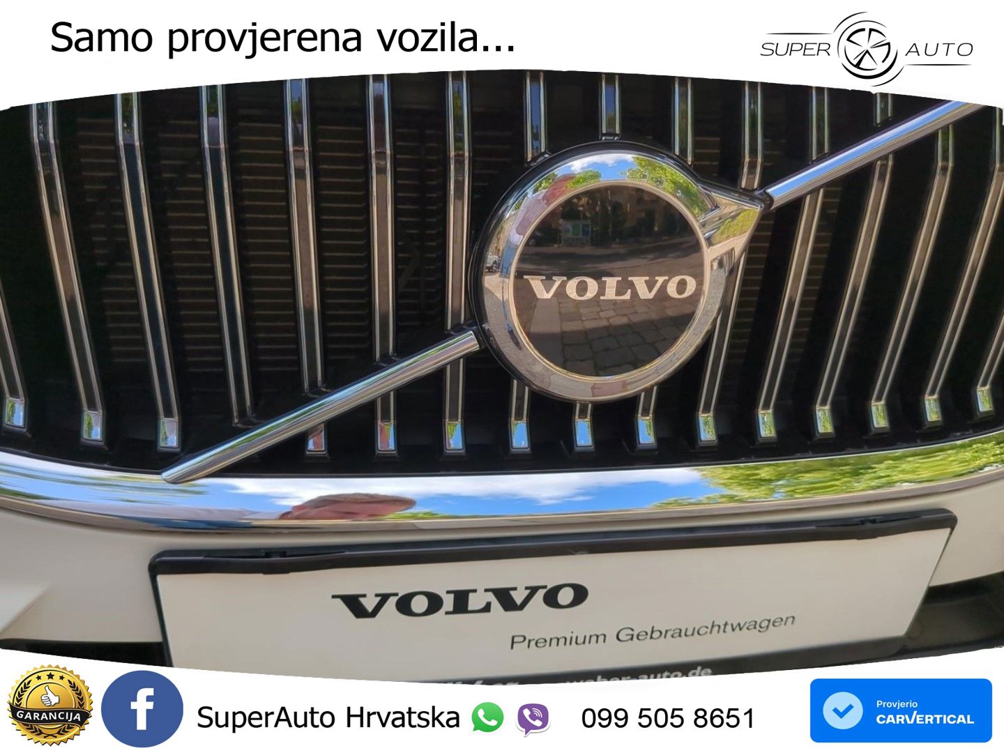 Volvo XC60 B6 AWD Geartronic ZRAČNI+ACC+GR SJED+KAM+PANO