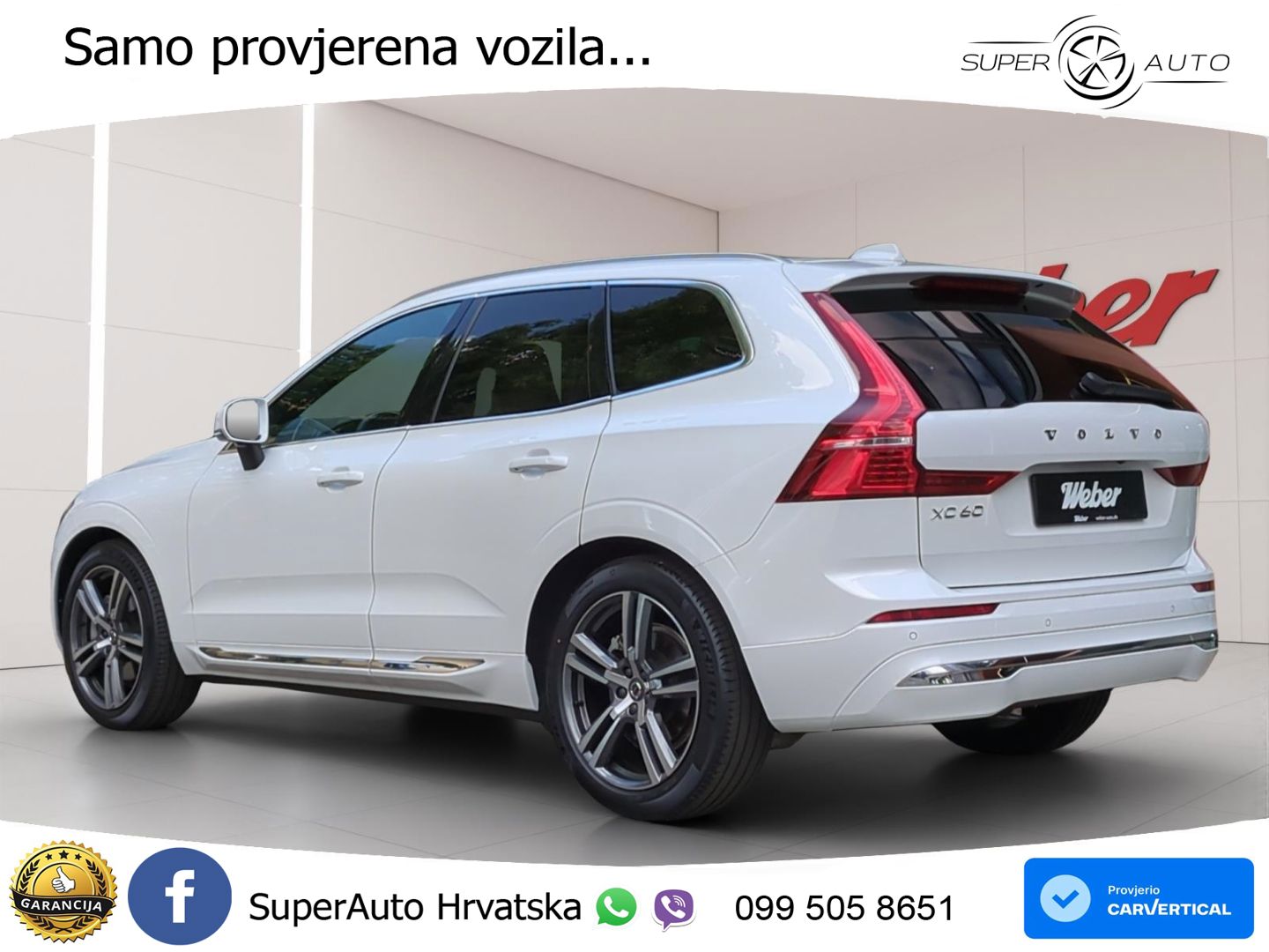 Volvo XC60 B6 AWD Geartronic ZRAČNI+ACC+GR SJED+KAM+PANO
