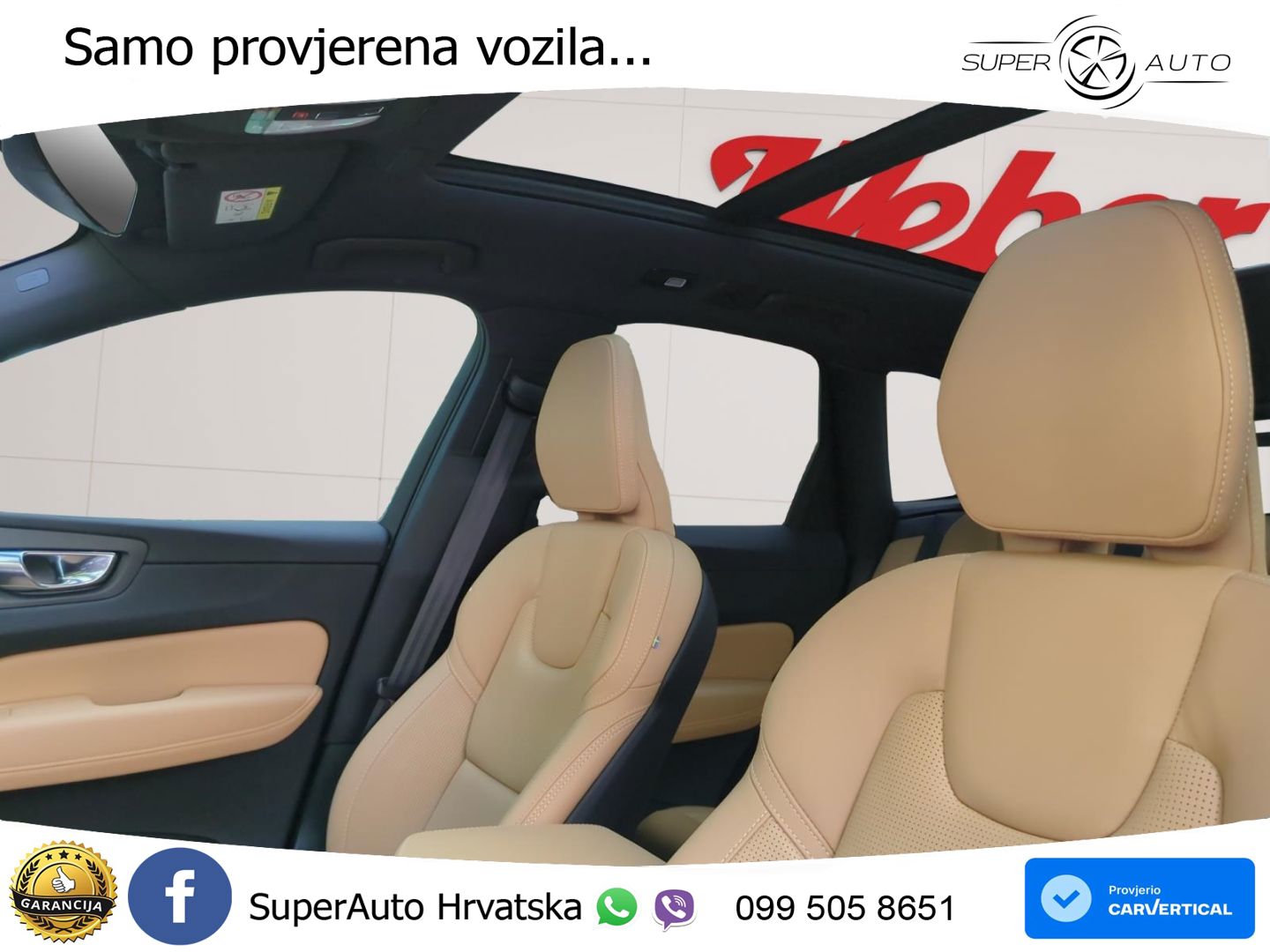 Volvo XC60 B6 AWD Geartronic ZRAČNI+ACC+GR SJED+KAM+PANO